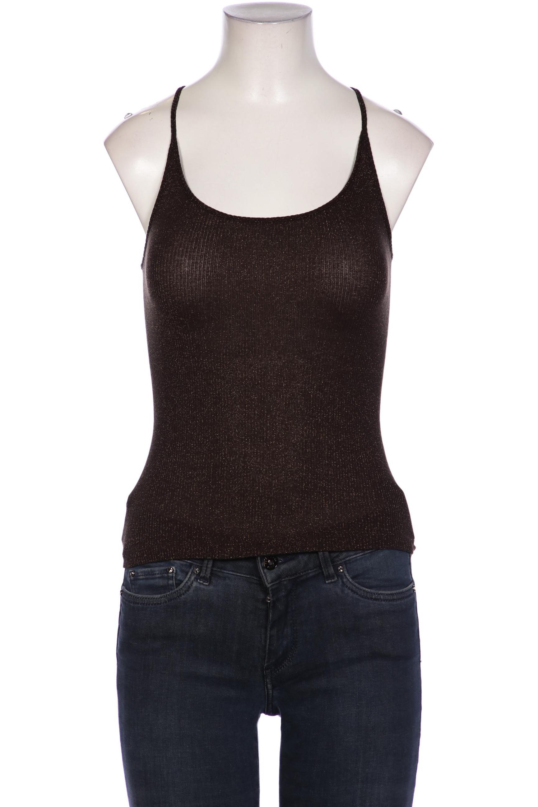 

Massimo Dutti Damen Top, schwarz, Gr. 36