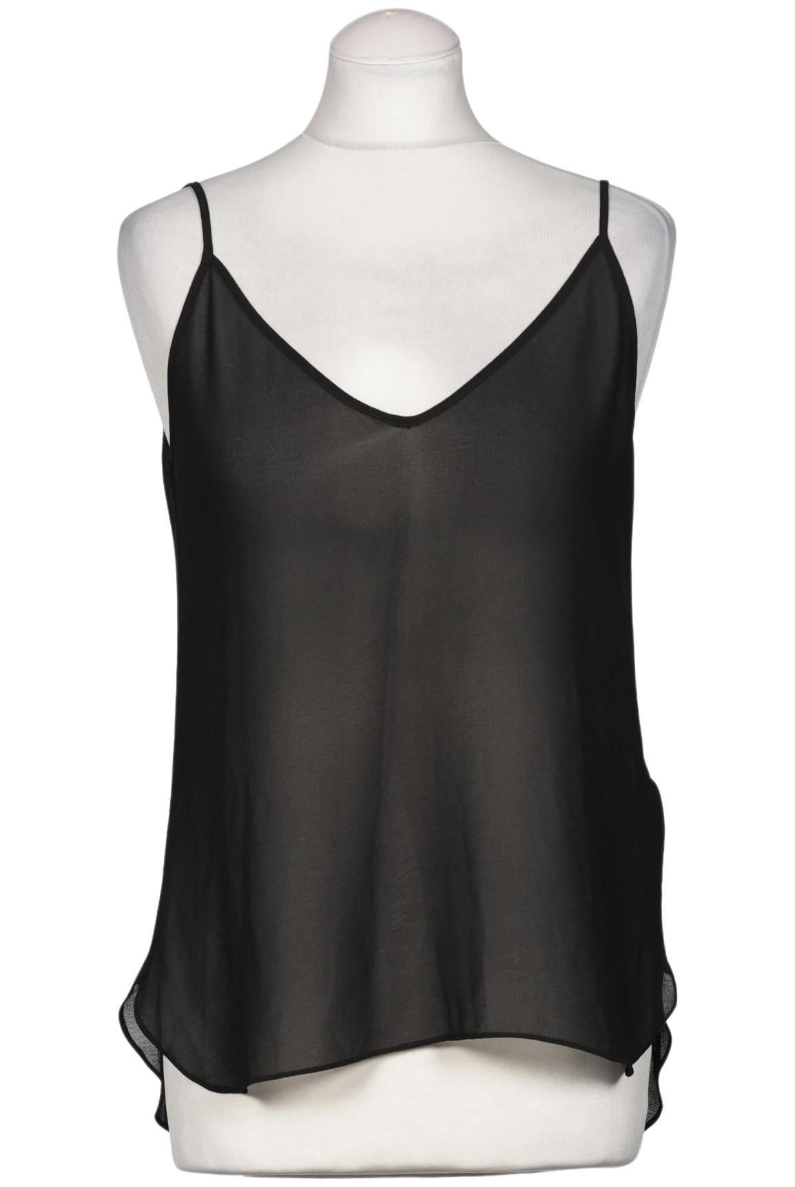 

Massimo Dutti Damen Top, schwarz, Gr. 36