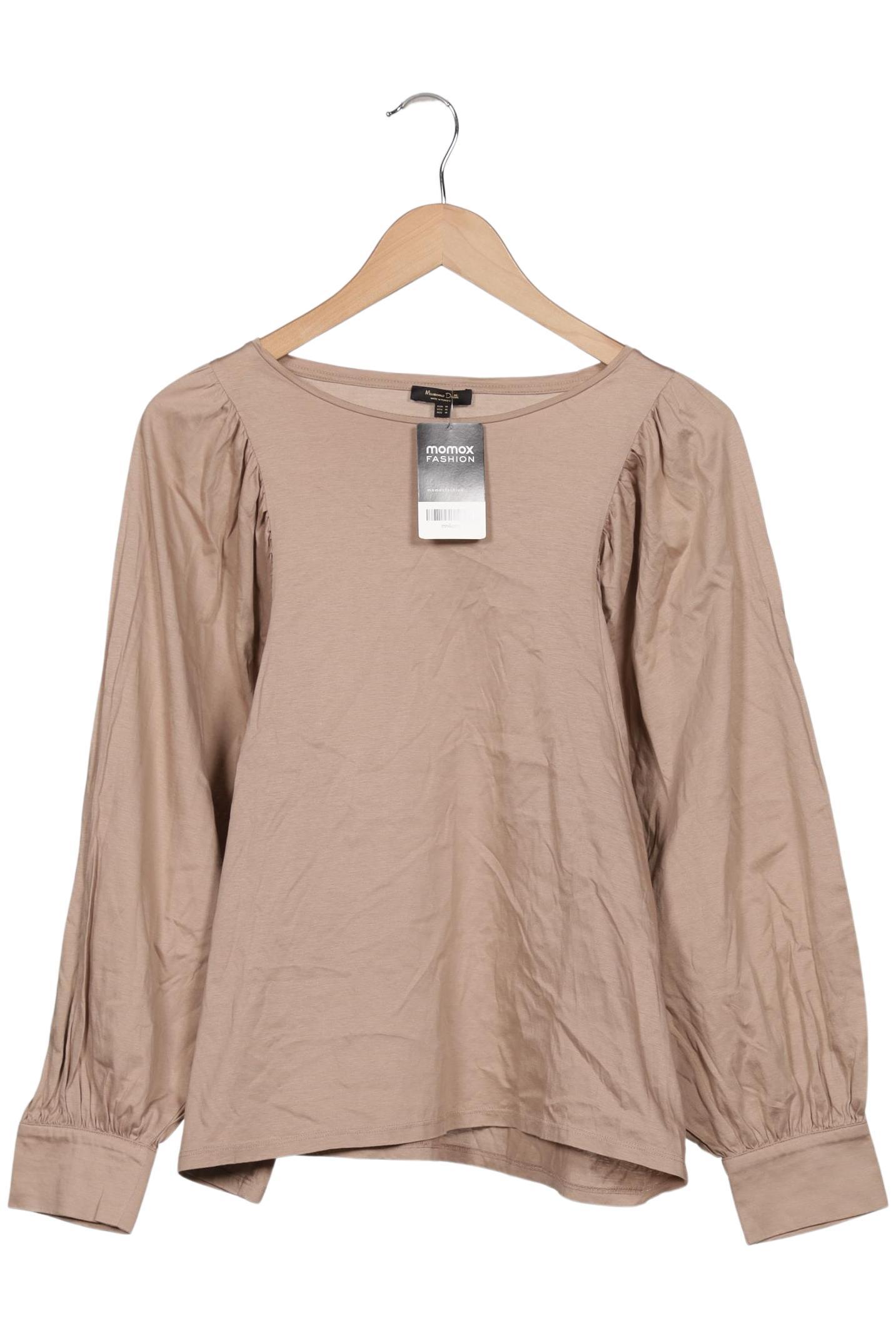 

Massimo Dutti Damen Langarmshirt, beige, Gr. 38