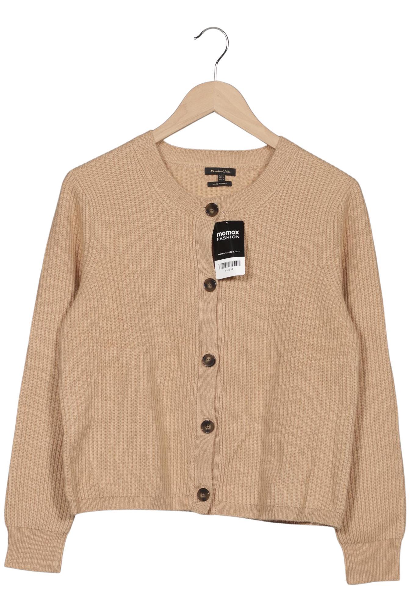 

Massimo Dutti Damen Strickjacke, beige, Gr. 38