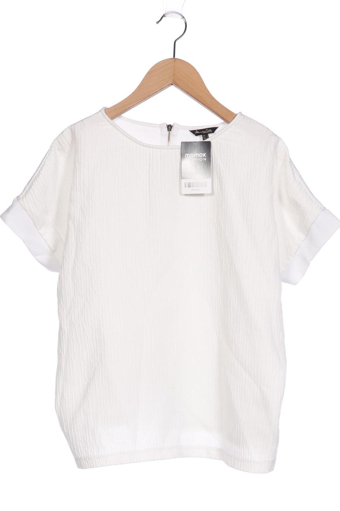 

Massimo Dutti Damen T-Shirt, weiß