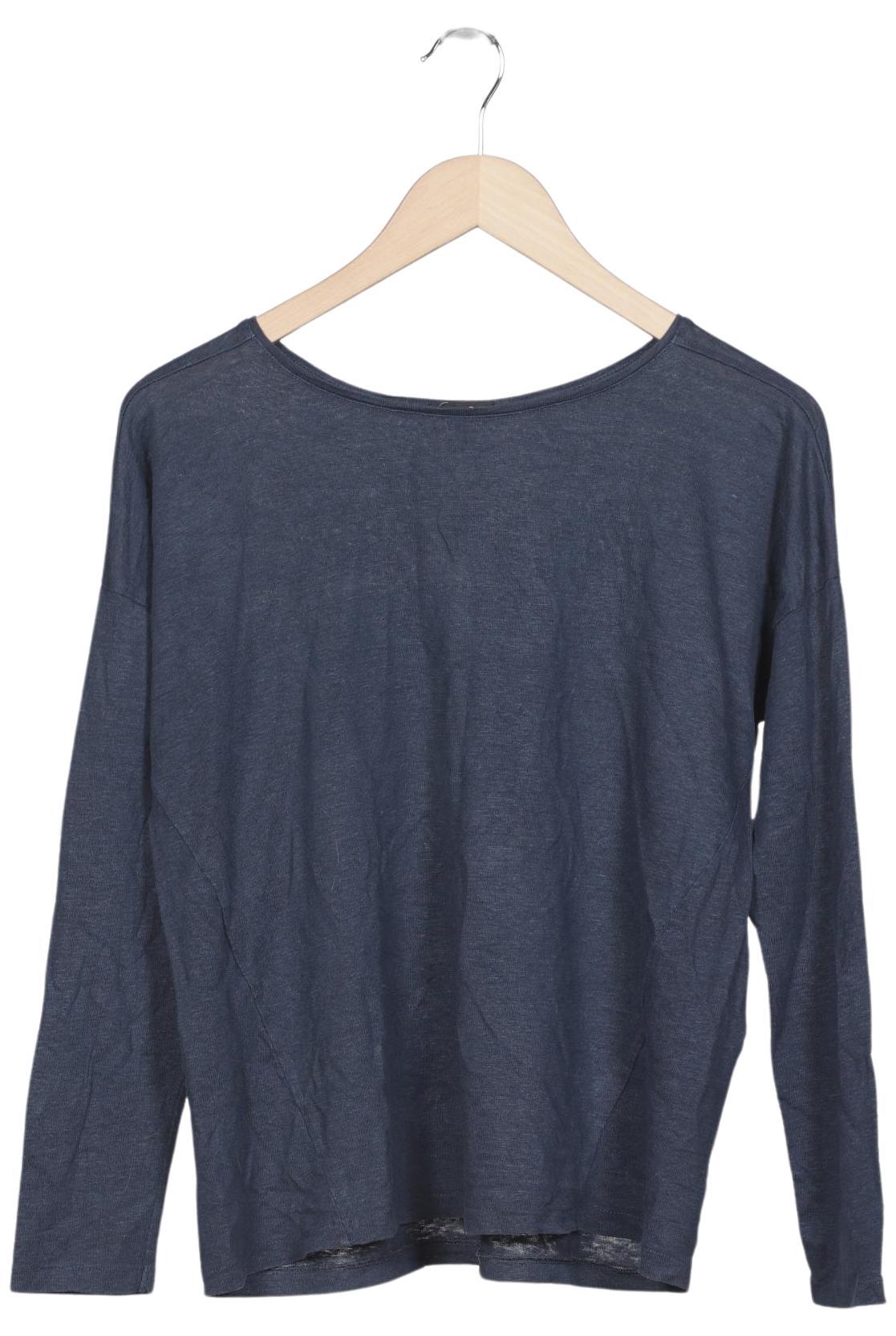 

Massimo Dutti Damen Langarmshirt, marineblau, Gr. 44