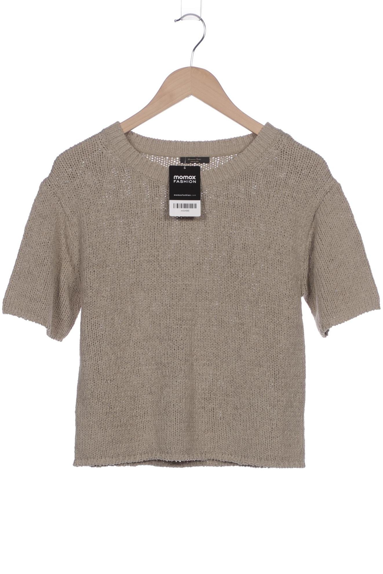 

Massimo Dutti Damen Pullover, grün, Gr. 38
