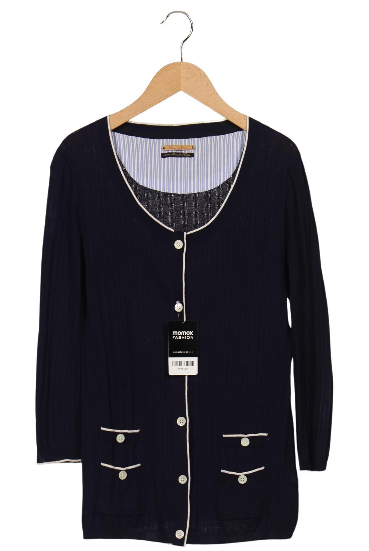 

Massimo Dutti Damen Strickjacke, marineblau, Gr. 42