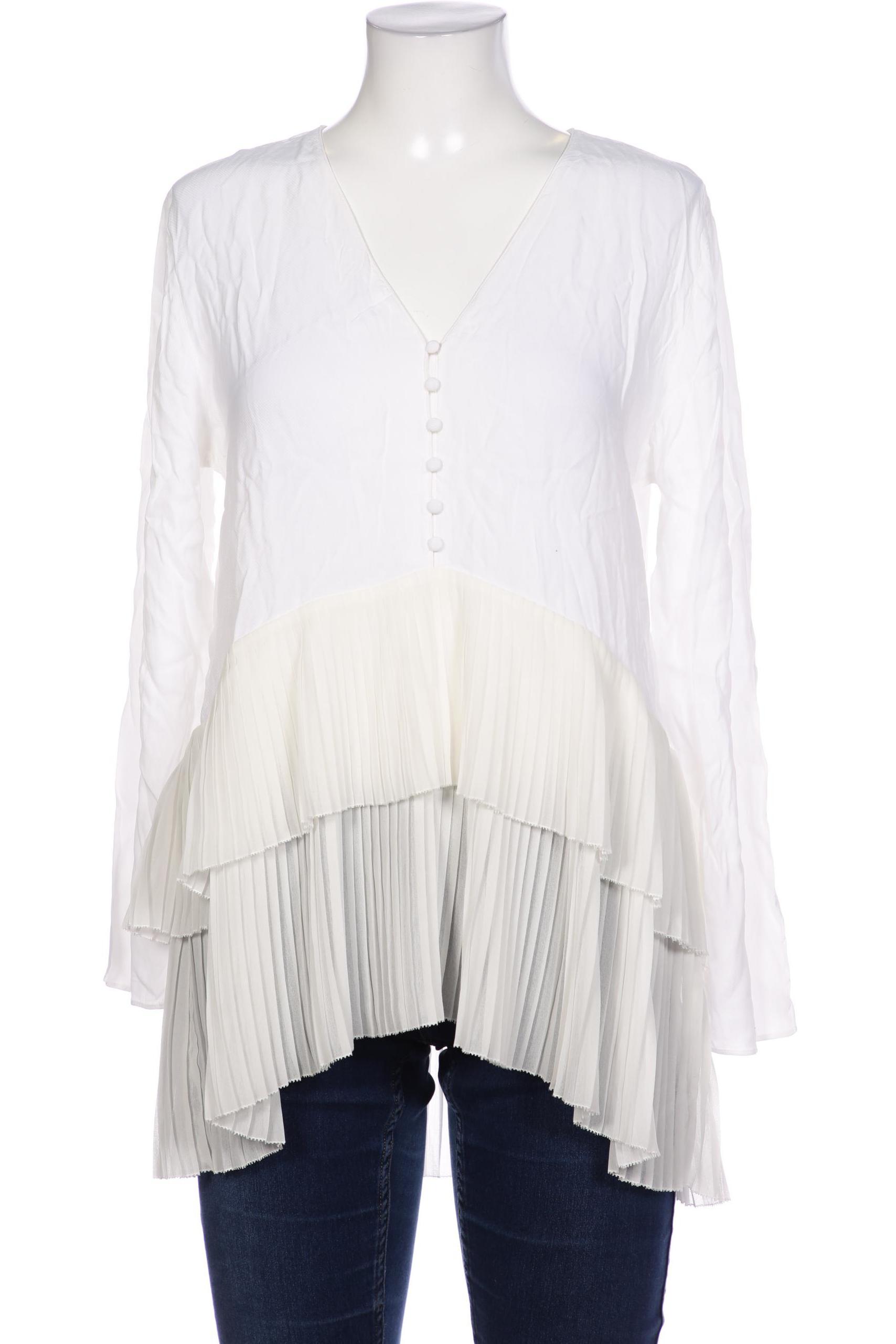 

Massimo Dutti Damen Bluse, cremeweiß, Gr. 42