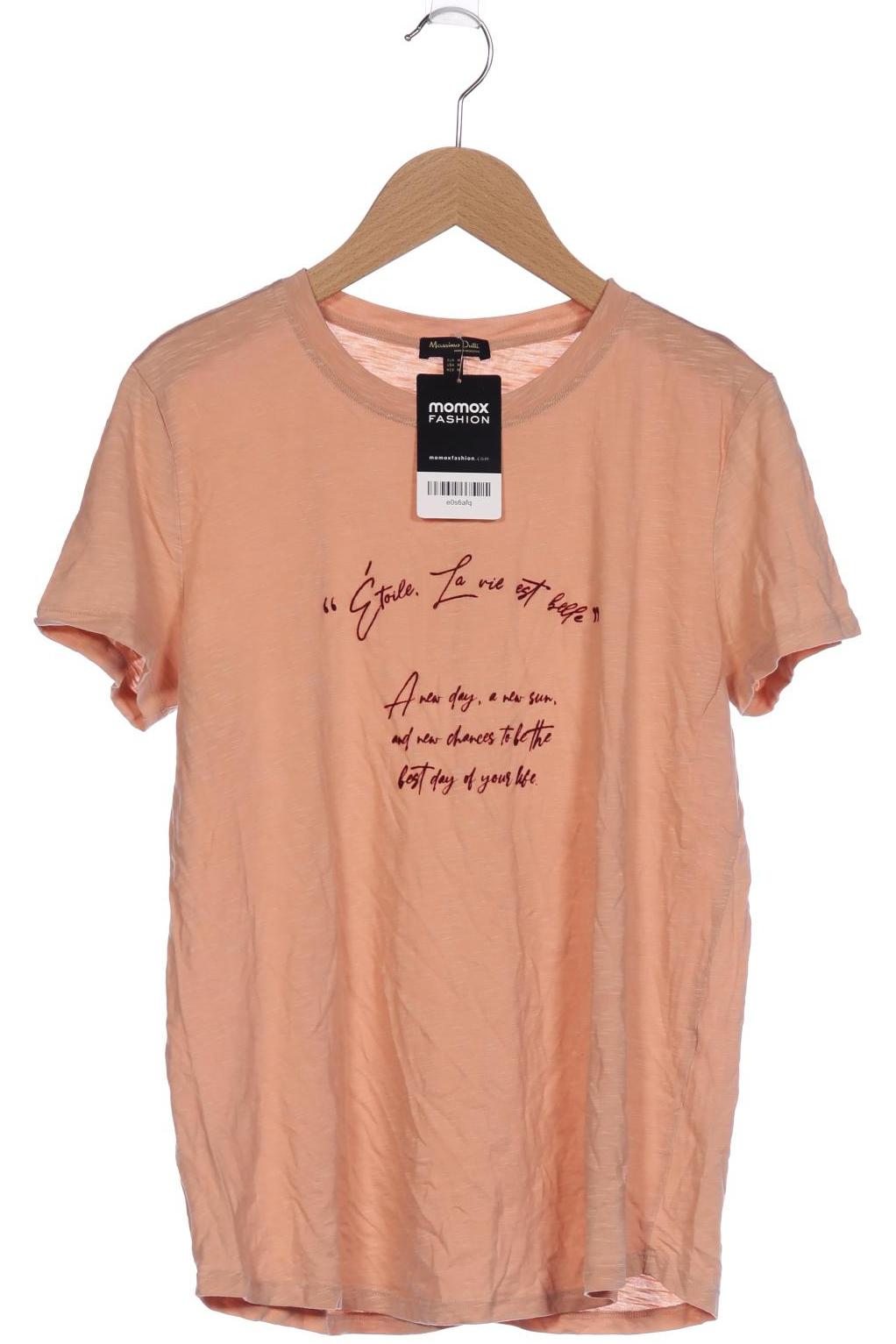 

Massimo Dutti Damen T-Shirt, beige, Gr. 38