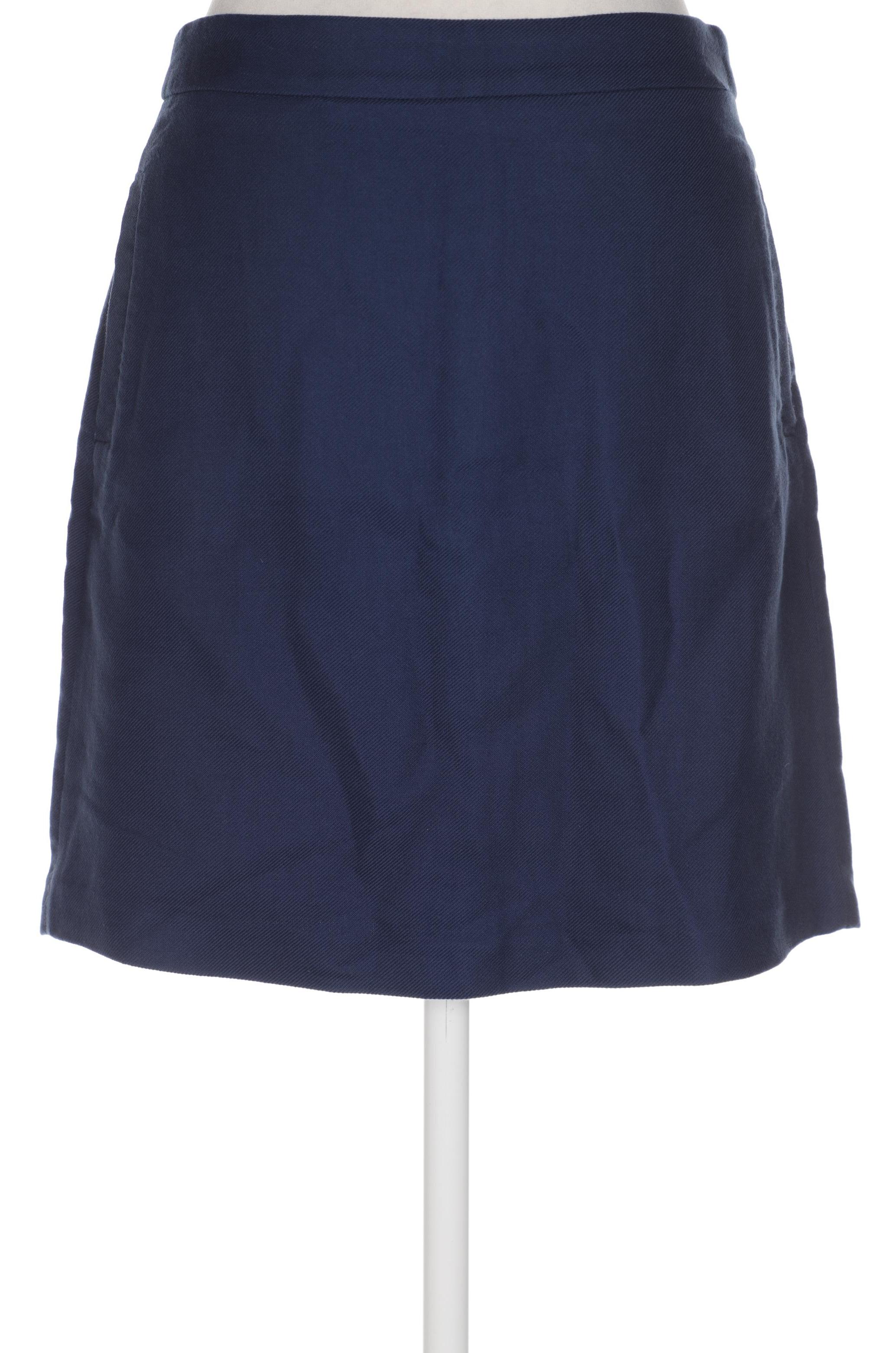 

Massimo Dutti Damen Rock, marineblau, Gr. 40