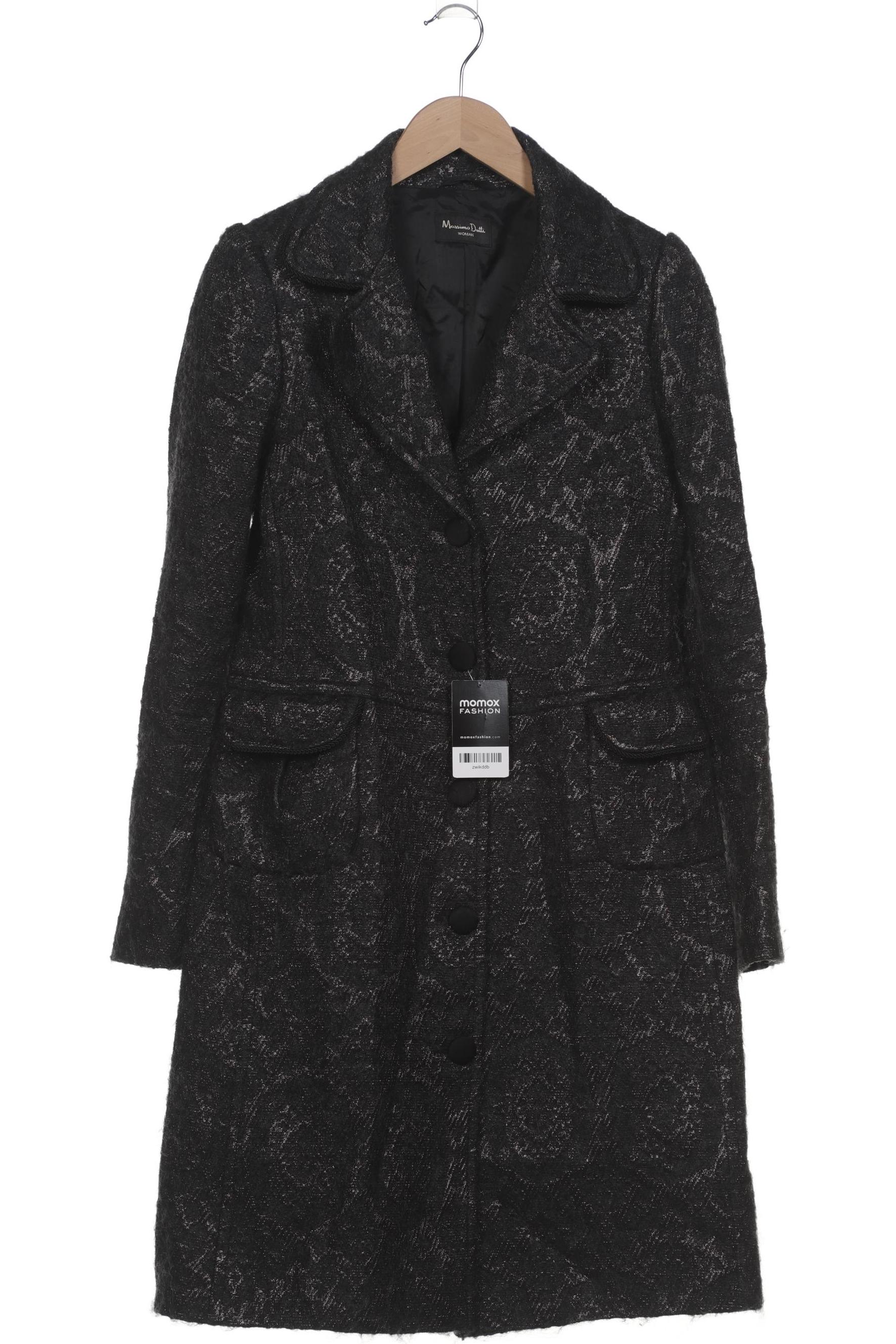 

Massimo Dutti Damen Mantel, schwarz, Gr. 42