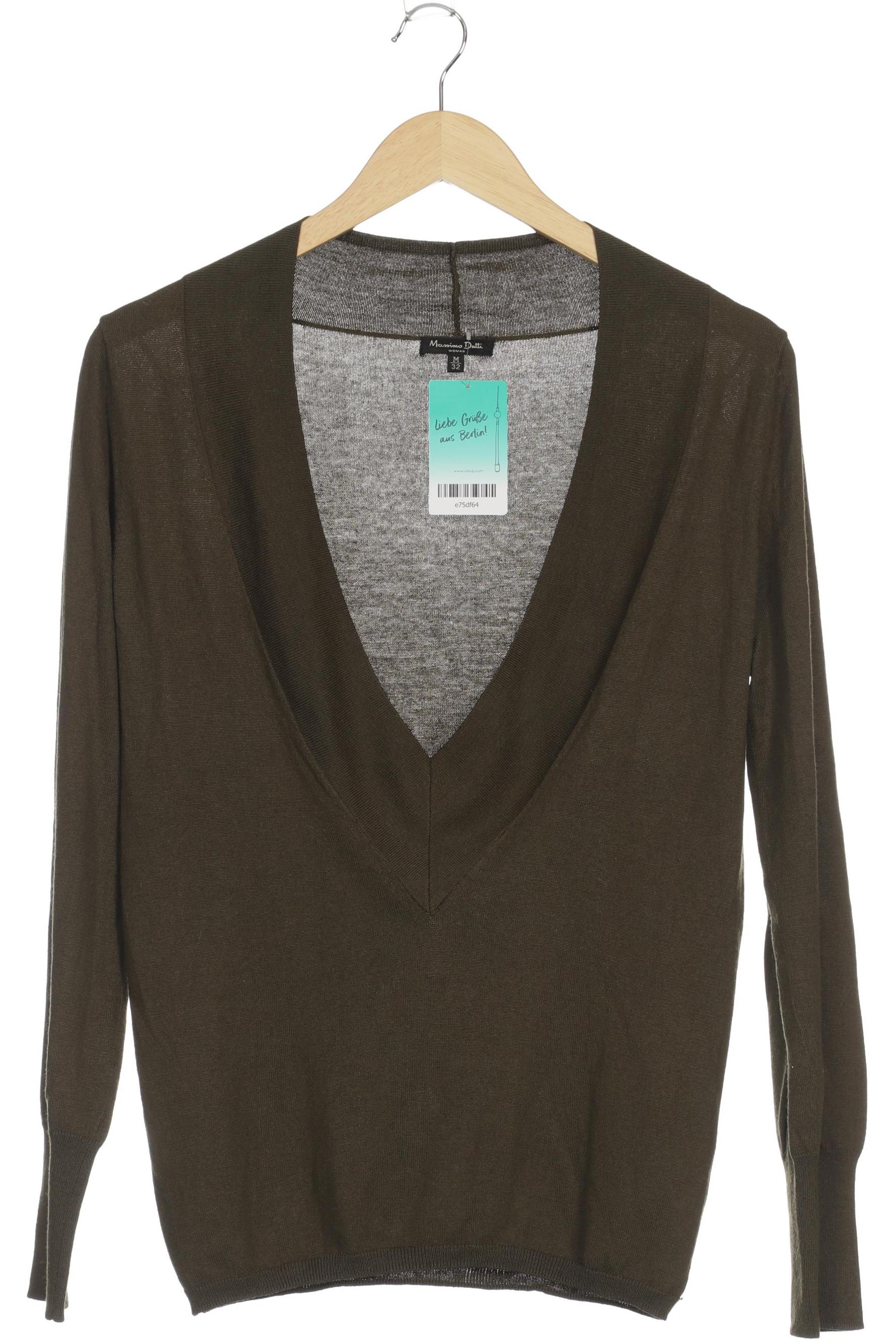 

Massimo Dutti Damen Pullover, grün, Gr. 38