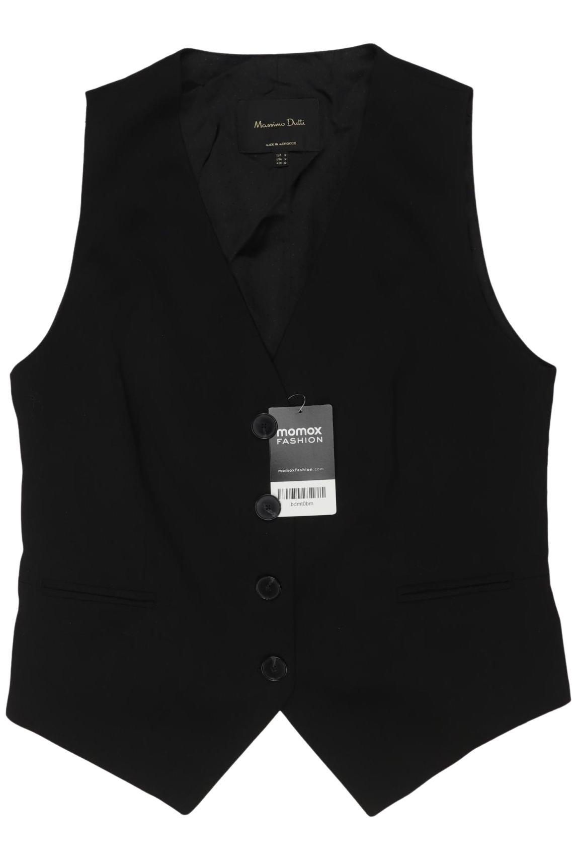 

Massimo Dutti Damen Weste, schwarz, Gr. 38