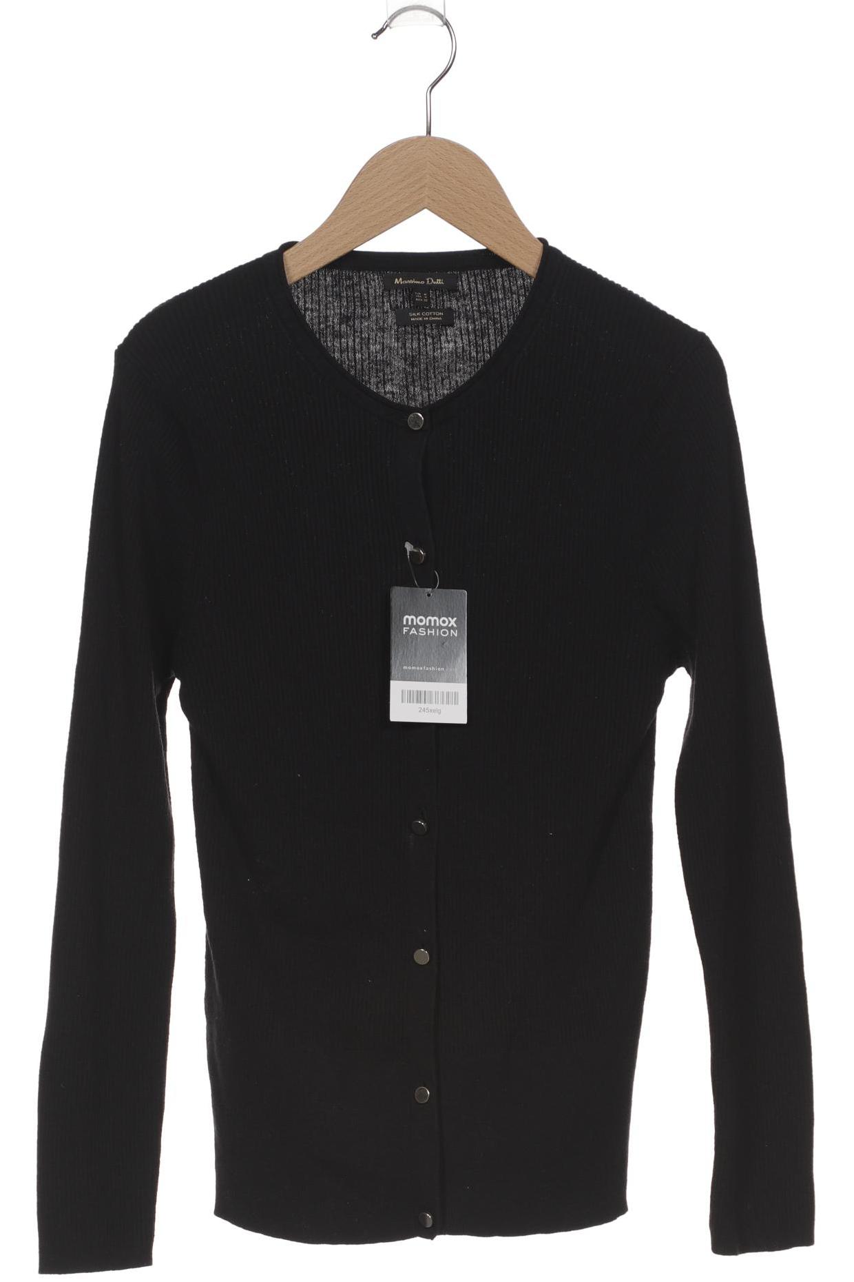 

Massimo Dutti Damen Strickjacke, schwarz, Gr. 38