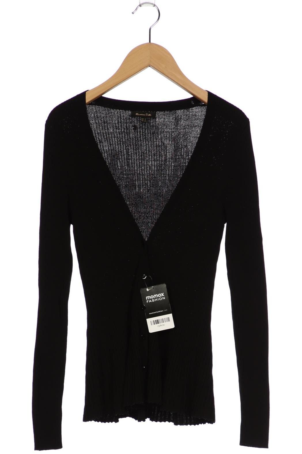 

Massimo Dutti Damen Strickjacke, schwarz, Gr. 36