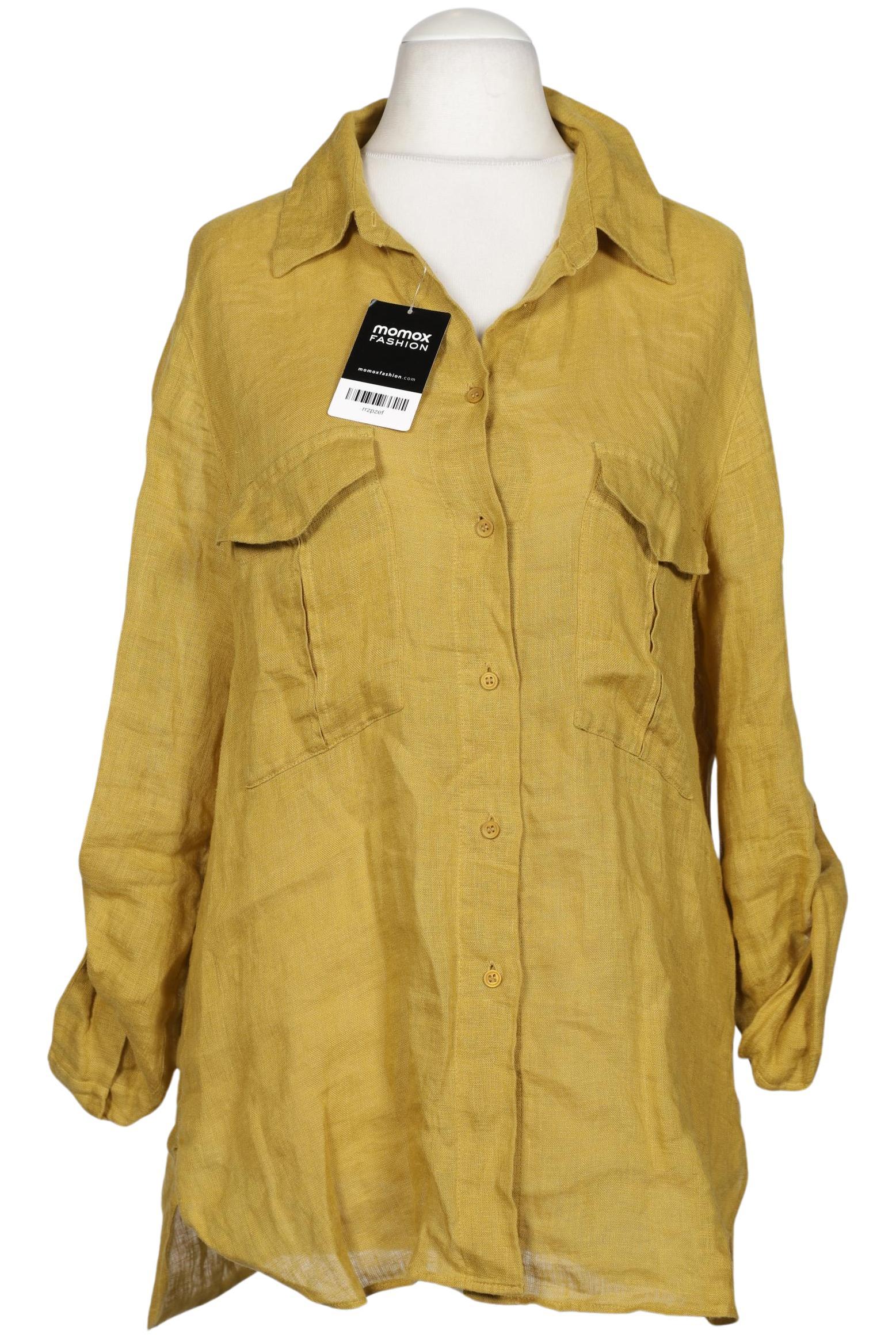 

Massimo Dutti Damen Bluse, gelb, Gr. 38