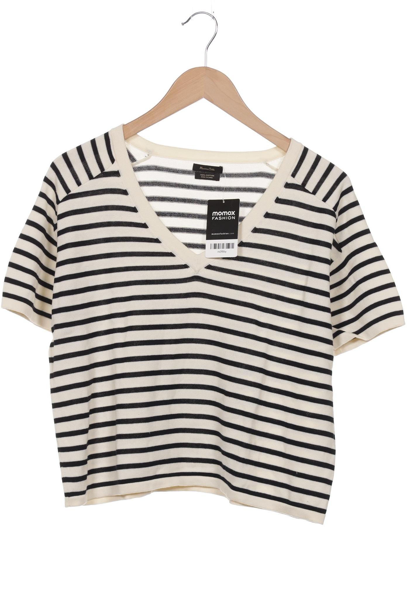 

Massimo Dutti Damen Pullover, cremeweiß, Gr. 42