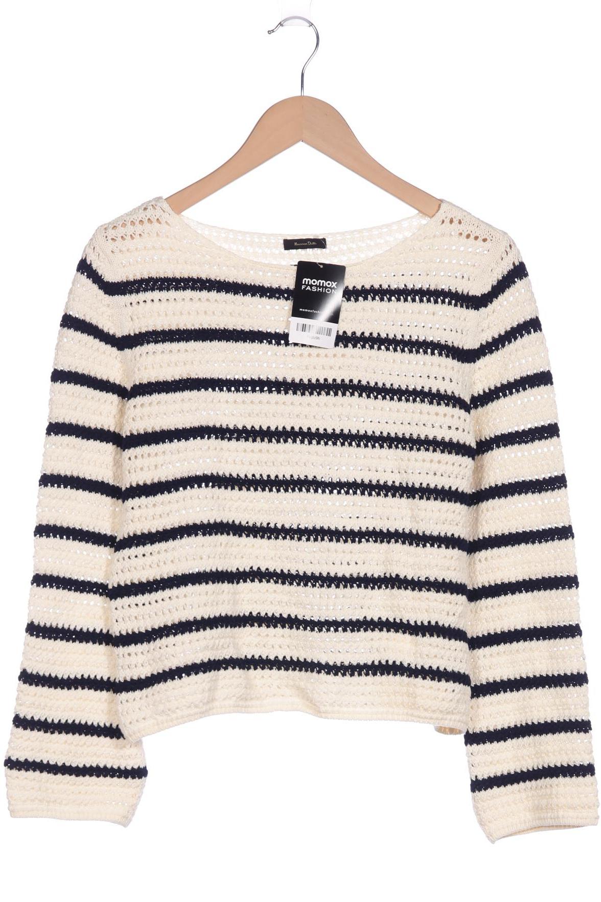 

Massimo Dutti Damen Pullover, cremeweiß, Gr. 36