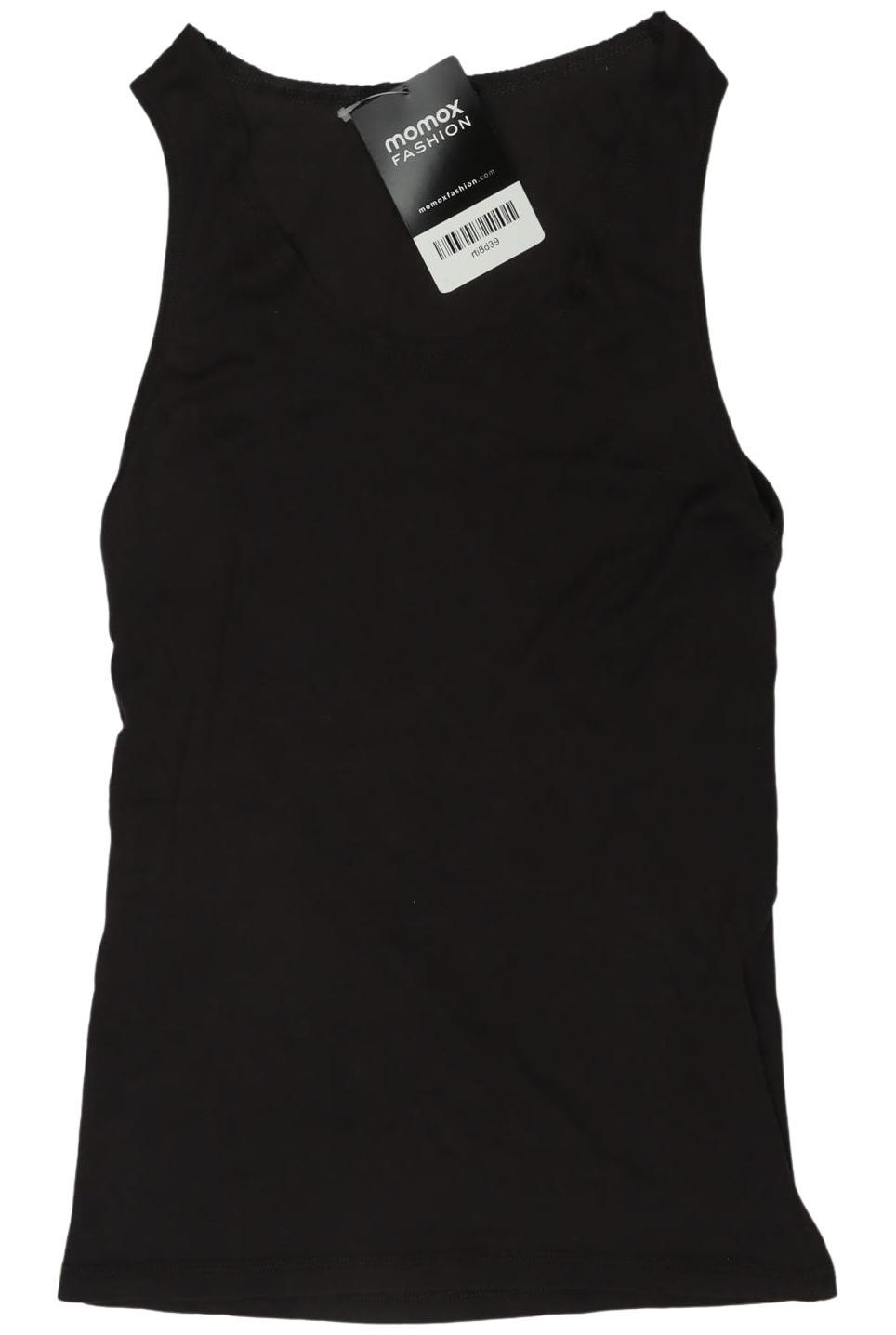 

Massimo Dutti Damen Top, schwarz, Gr. 36