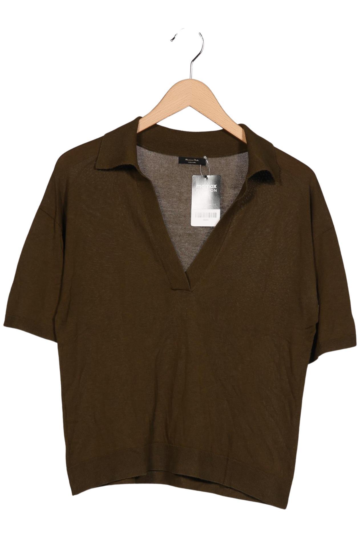 

Massimo Dutti Damen Pullover, grün, Gr. 38