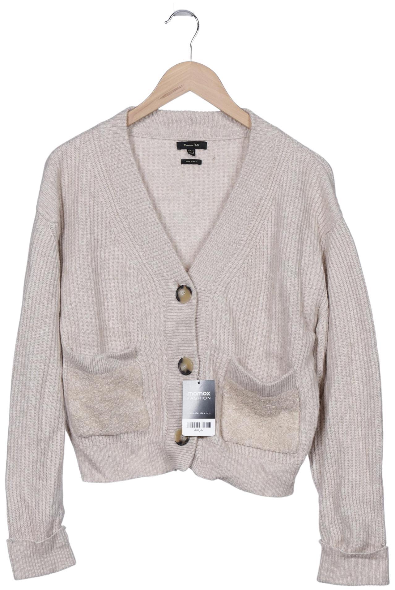 

Massimo Dutti Damen Strickjacke, beige, Gr. 36
