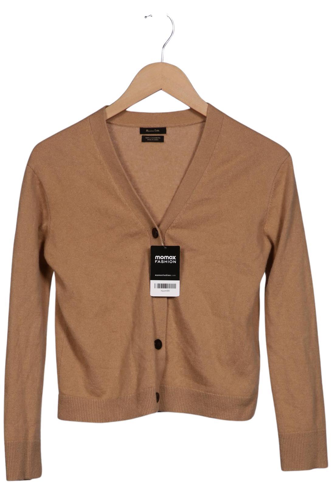 

Massimo Dutti Damen Strickjacke, beige, Gr. 34