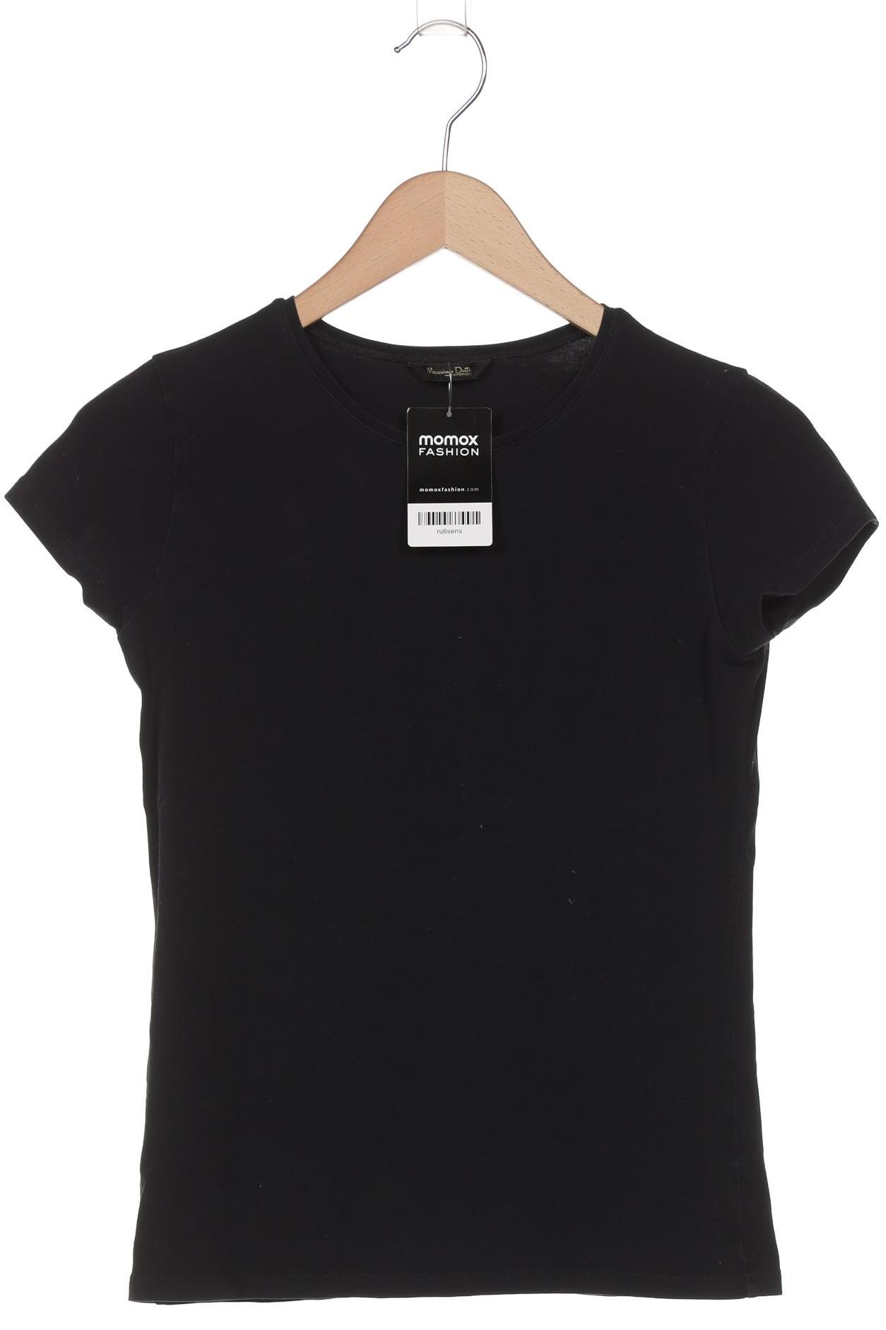 

Massimo Dutti Damen T-Shirt, schwarz, Gr. 38