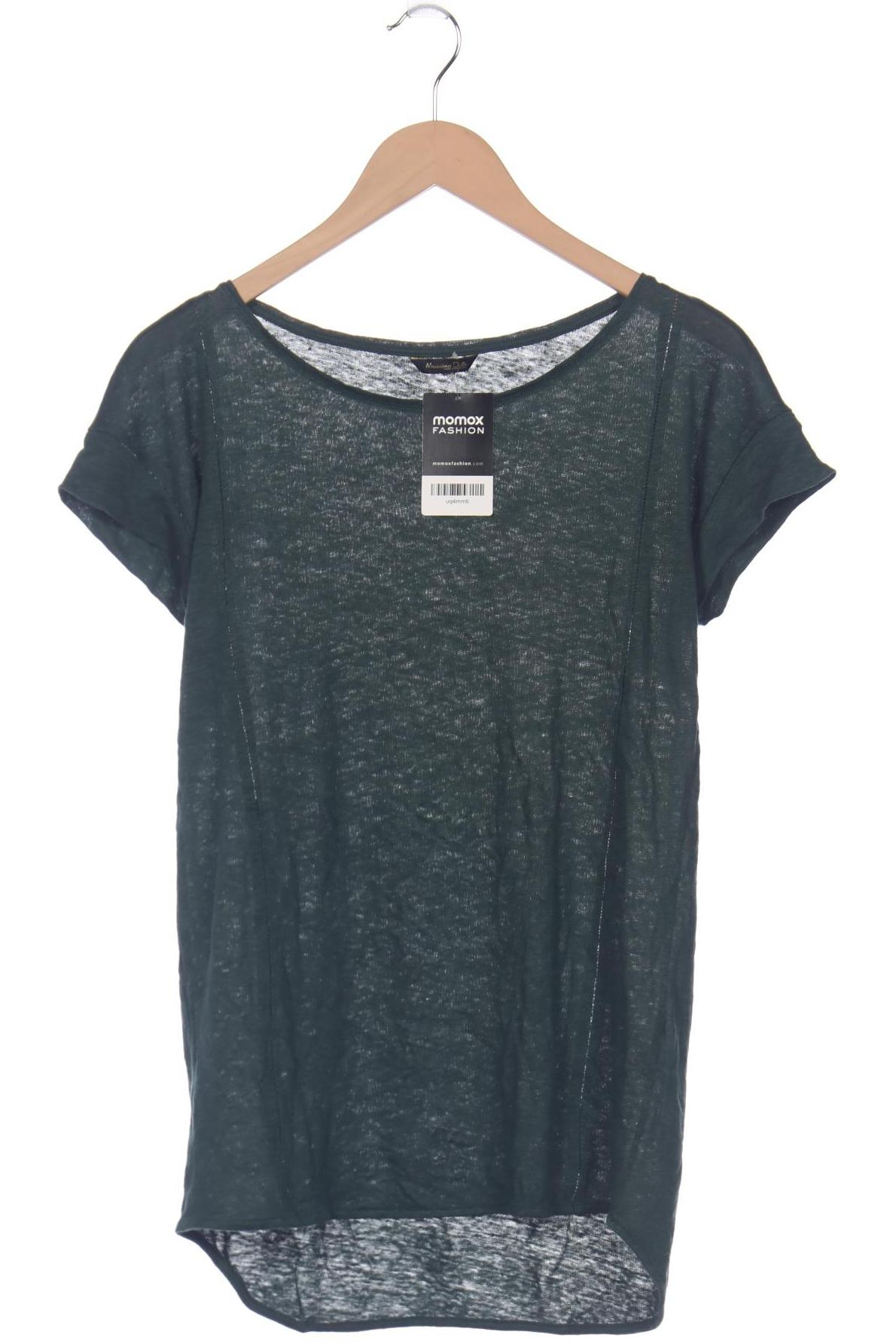 

Massimo Dutti Damen T-Shirt, grün, Gr. 44