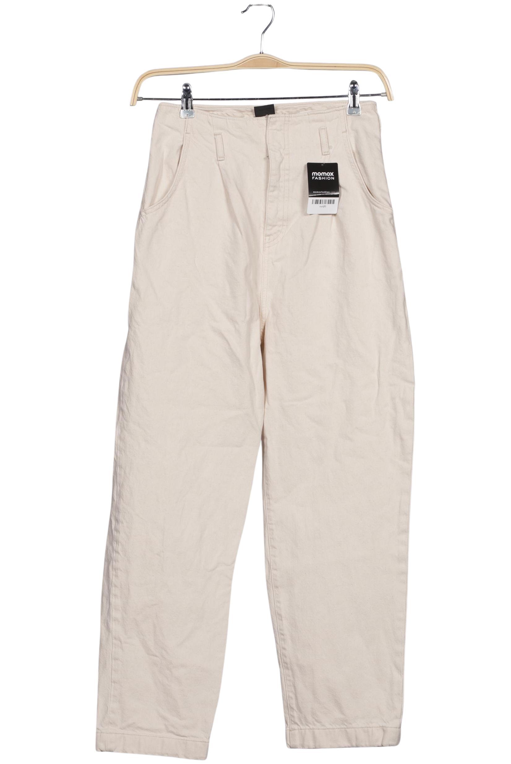 

Massimo Dutti Damen Jeans, cremeweiß, Gr. 38