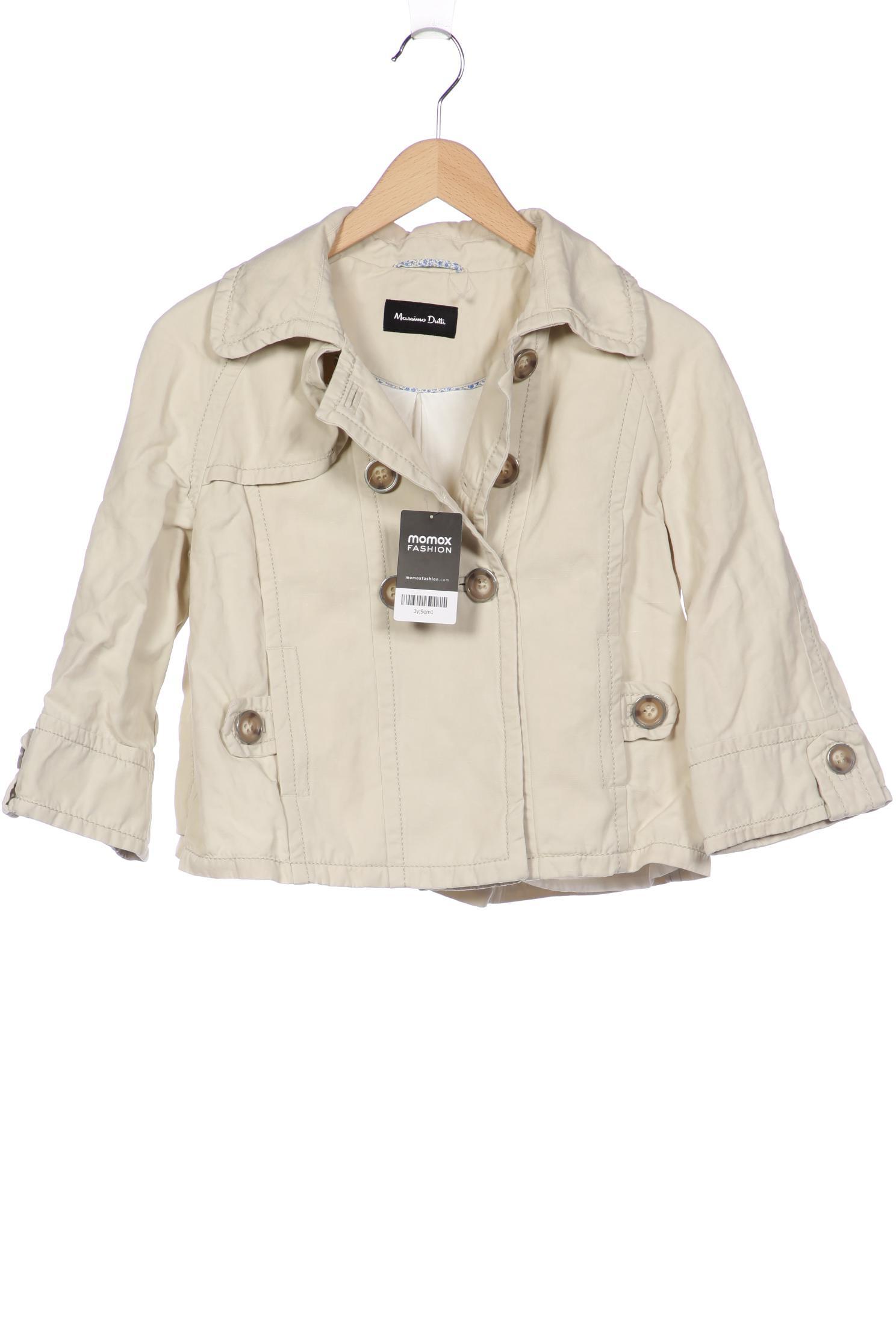 

Massimo Dutti Damen Jacke, beige, Gr. 38
