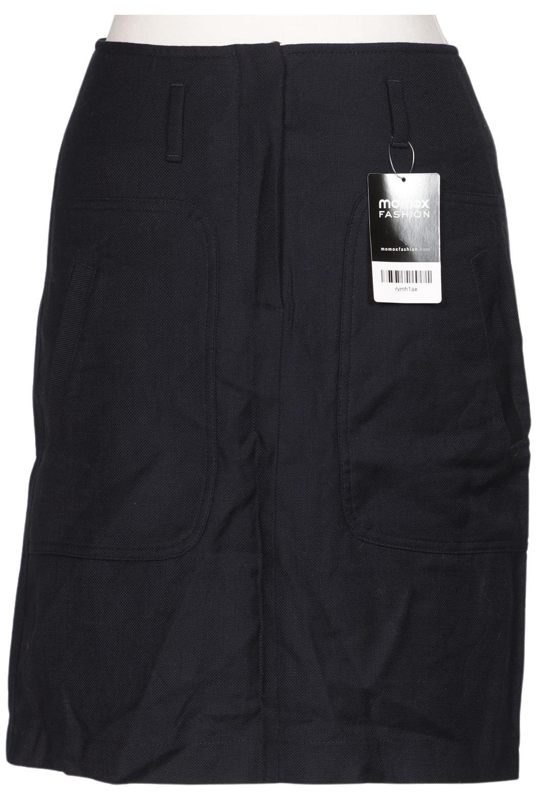 

Massimo Dutti Damen Rock, marineblau, Gr. 36