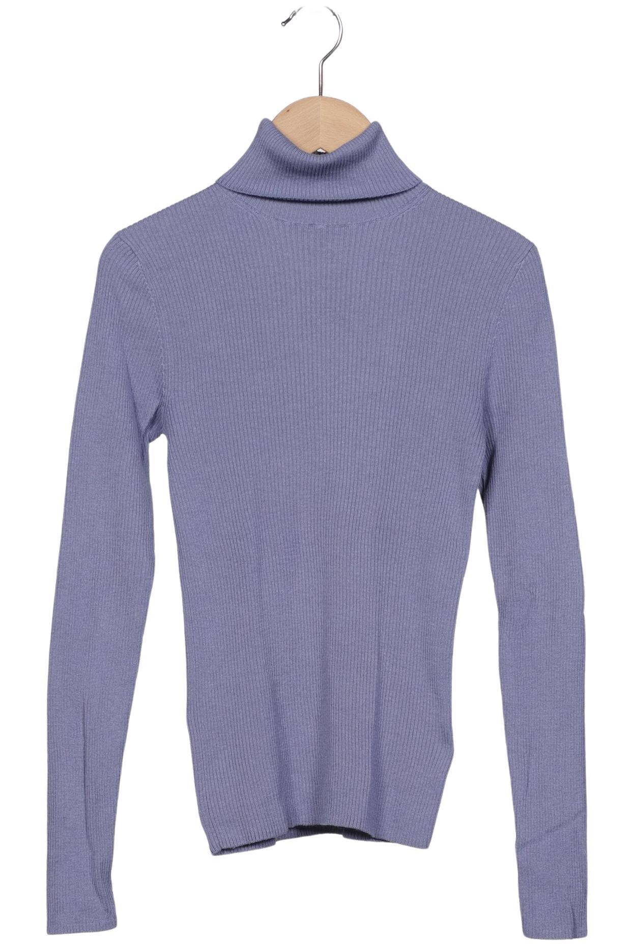 

Massimo Dutti Damen Langarmshirt, marineblau, Gr. 34