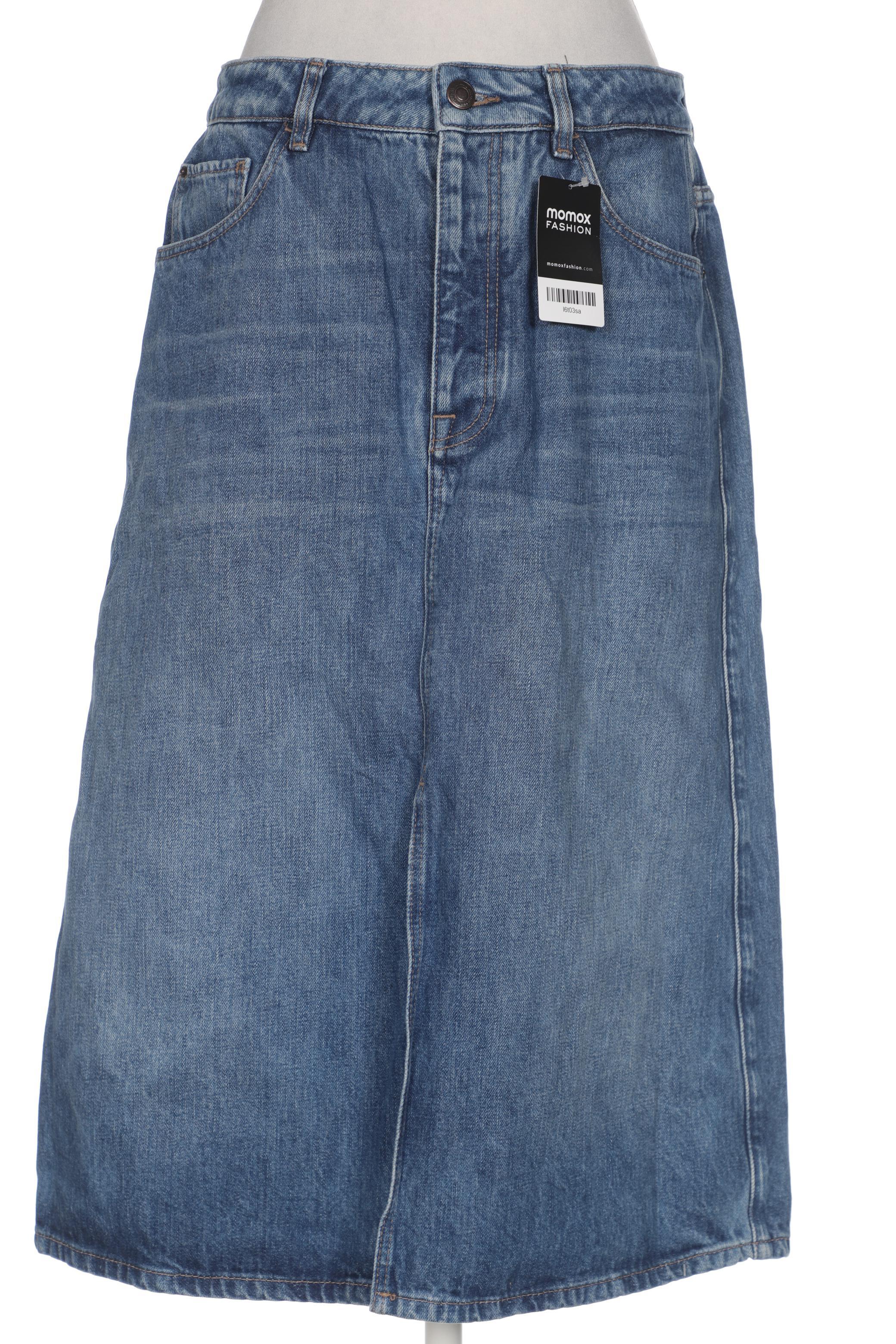 

Massimo Dutti Damen Rock, blau, Gr. 42