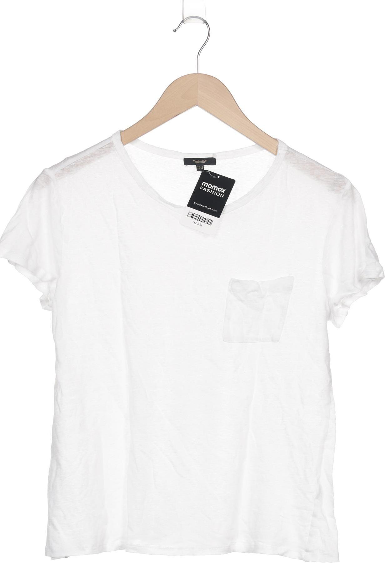 

Massimo Dutti Damen T-Shirt, weiß, Gr. 36