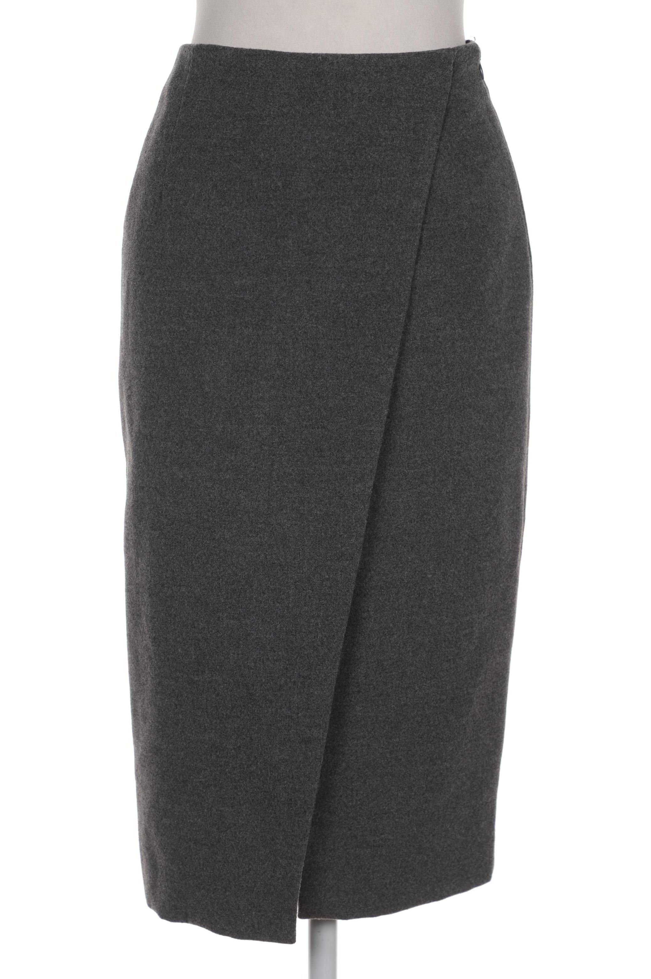 

Massimo Dutti Damen Rock, grau, Gr. 34