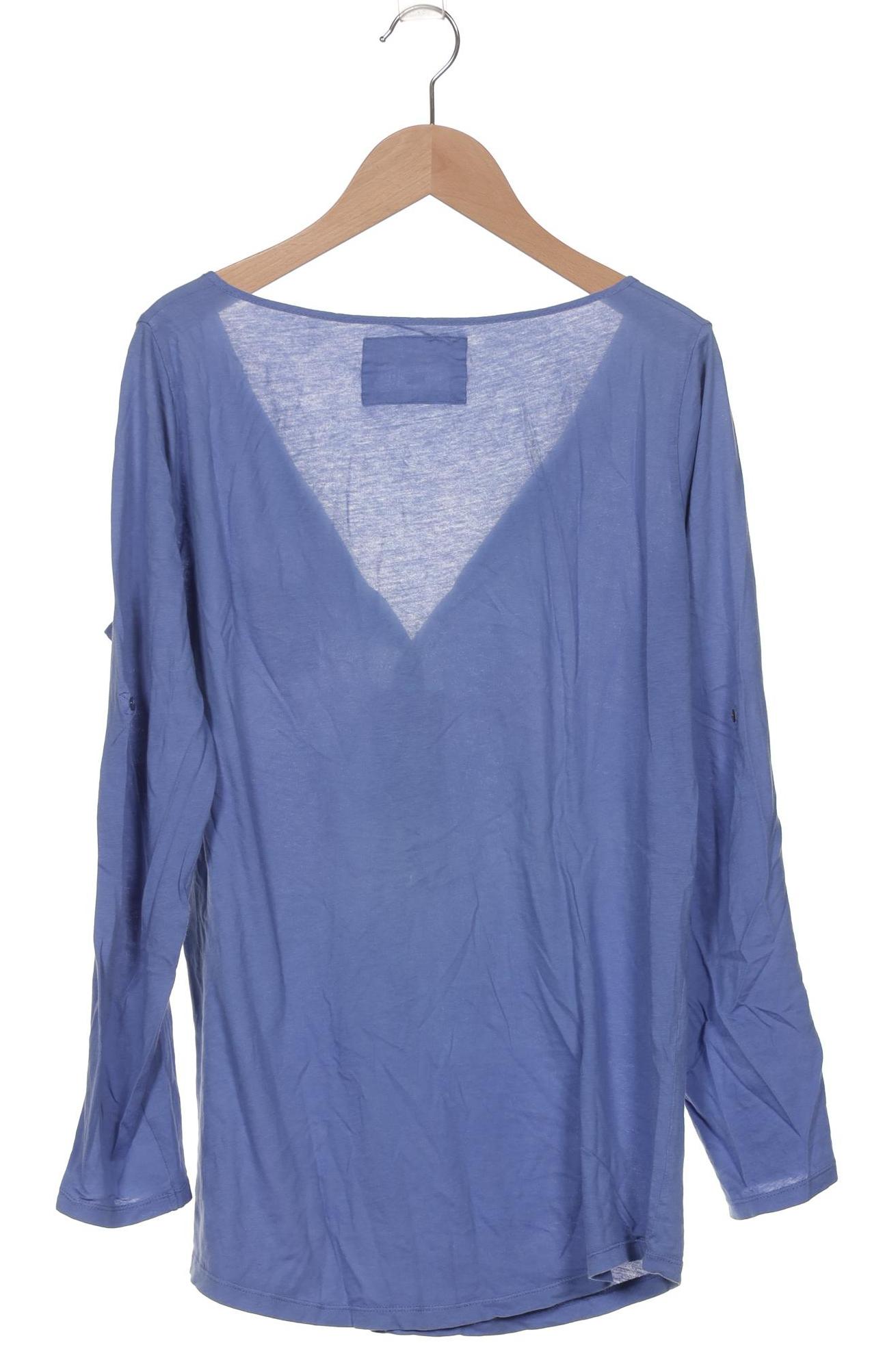 

Massimo Dutti Damen Langarmshirt, blau, Gr. 36