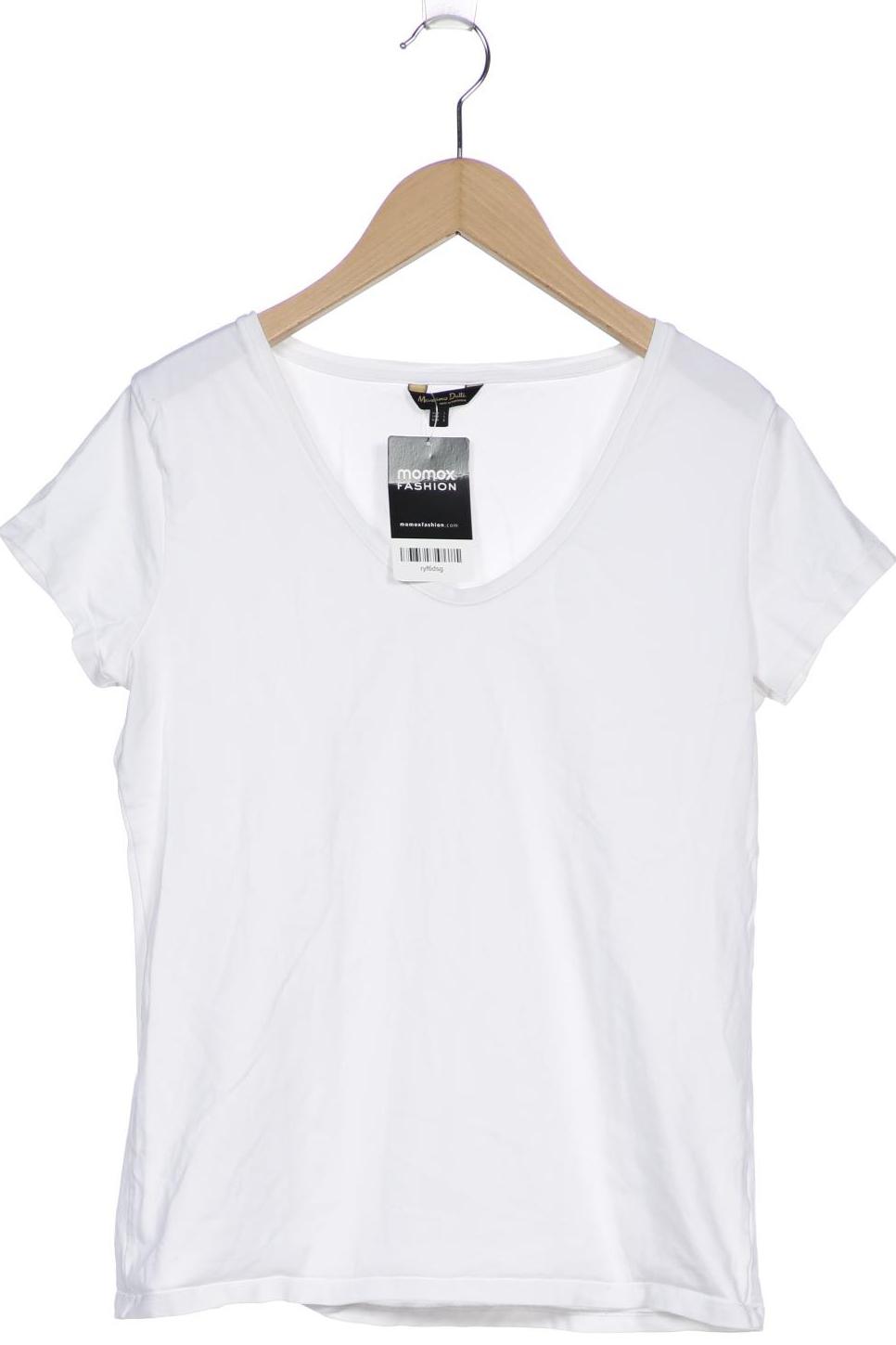 

Massimo Dutti Damen T-Shirt, weiß