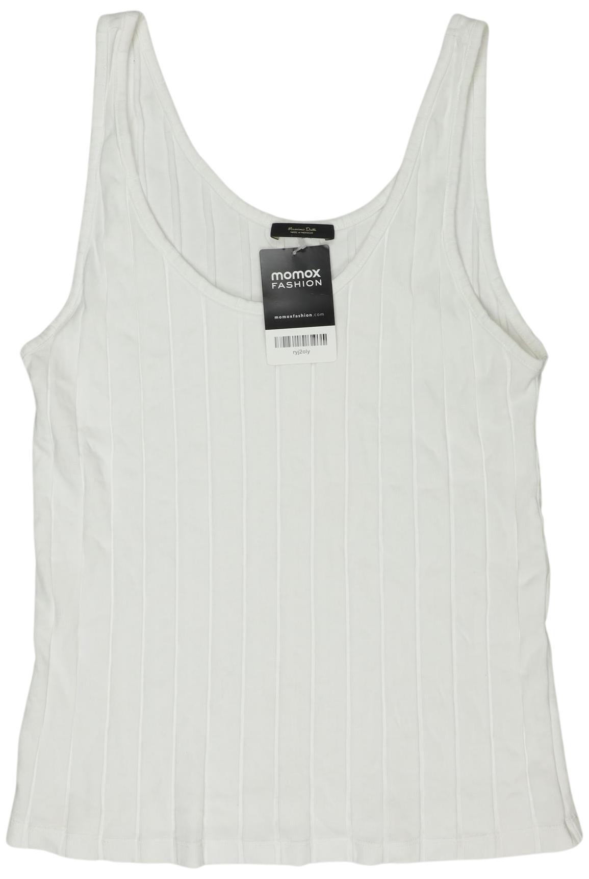 

Massimo Dutti Damen Top, weiß, Gr. 38