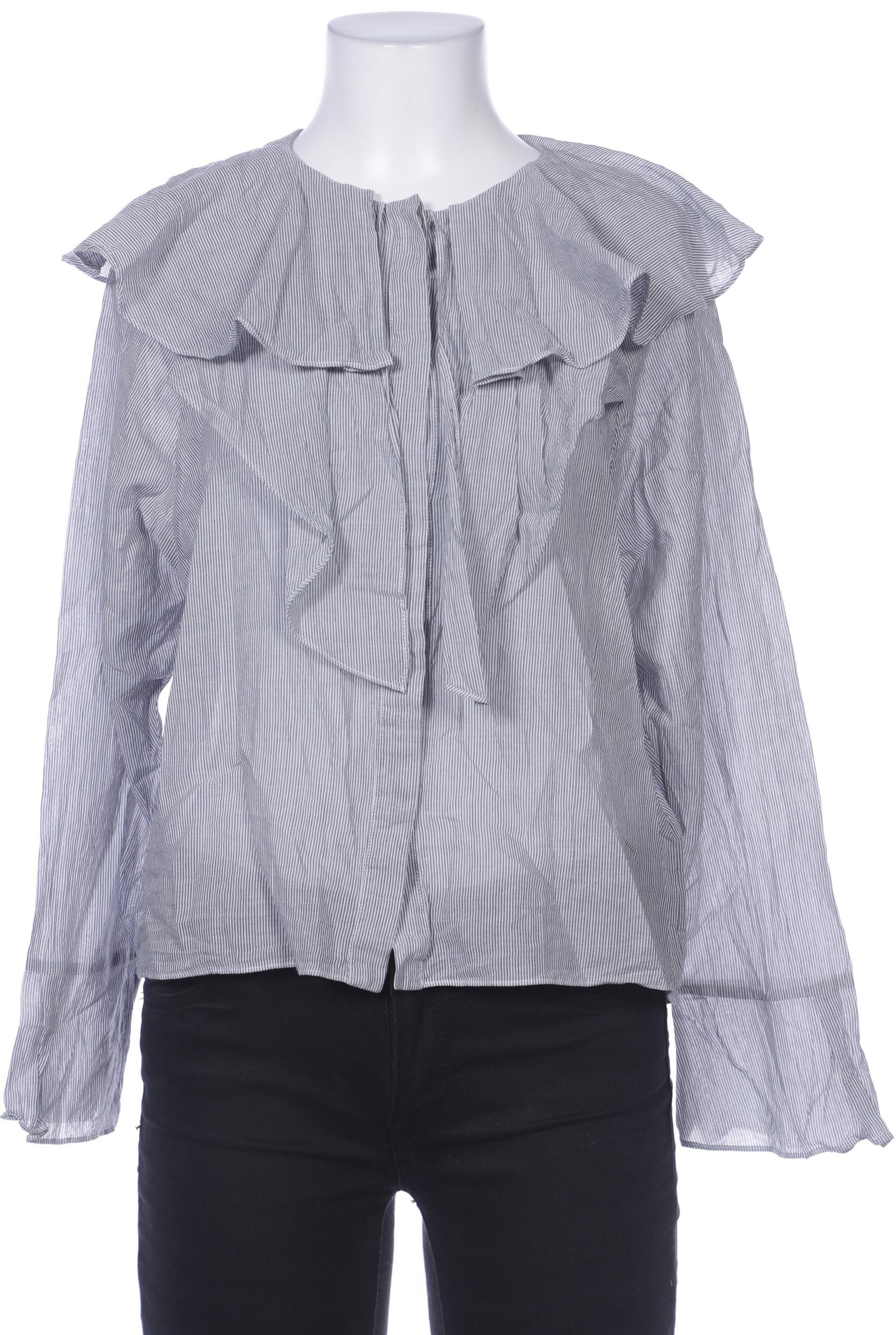 

Massimo Dutti Damen Bluse, marineblau, Gr. 34
