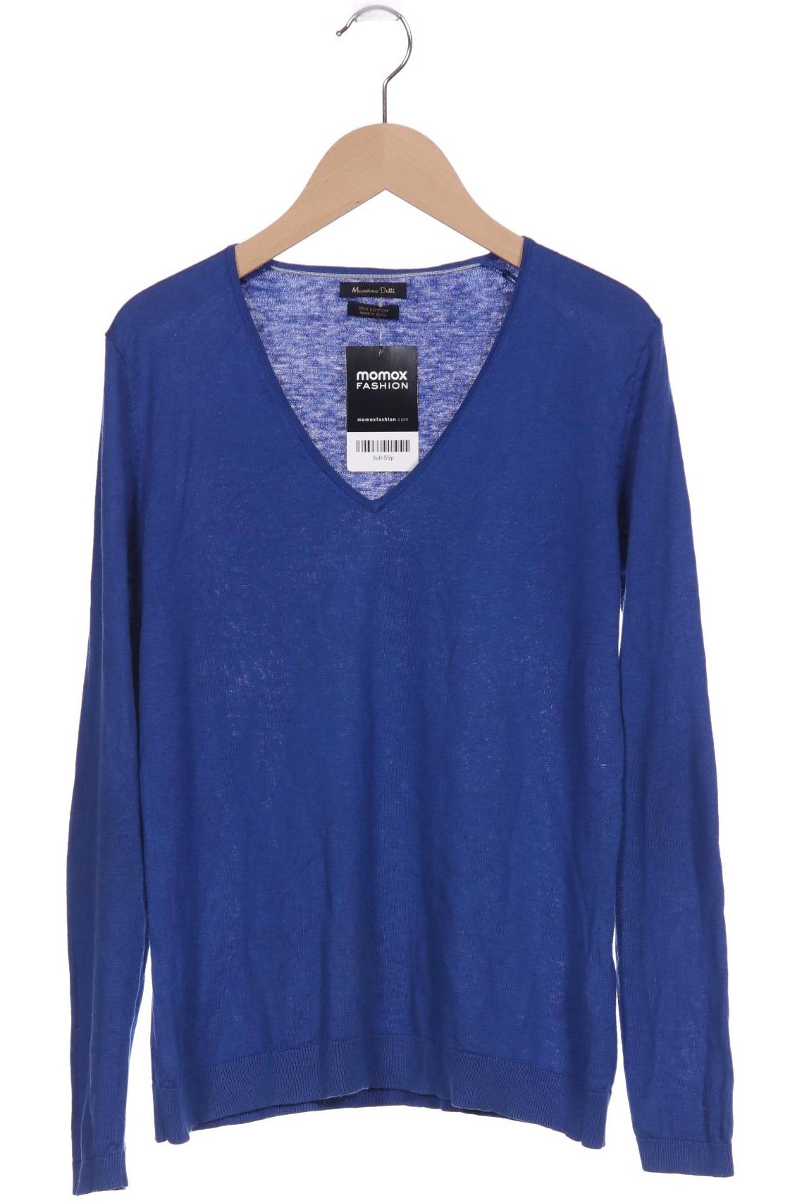 

Massimo Dutti Damen Pullover, blau, Gr. 38