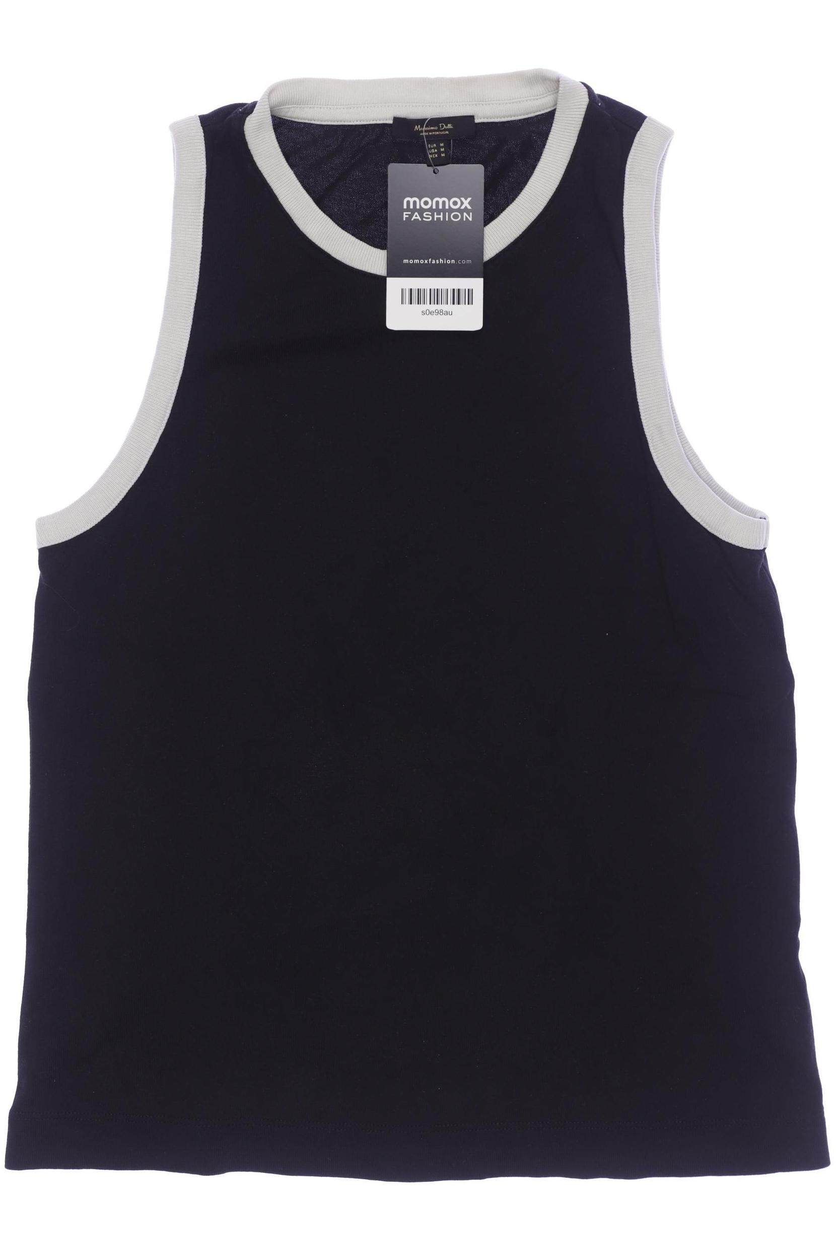 

Massimo Dutti Damen Top, schwarz, Gr. 38