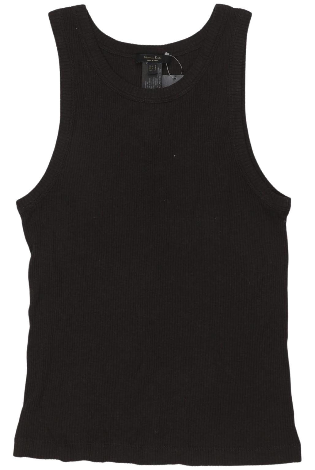 

Massimo Dutti Damen Top, schwarz, Gr. 36