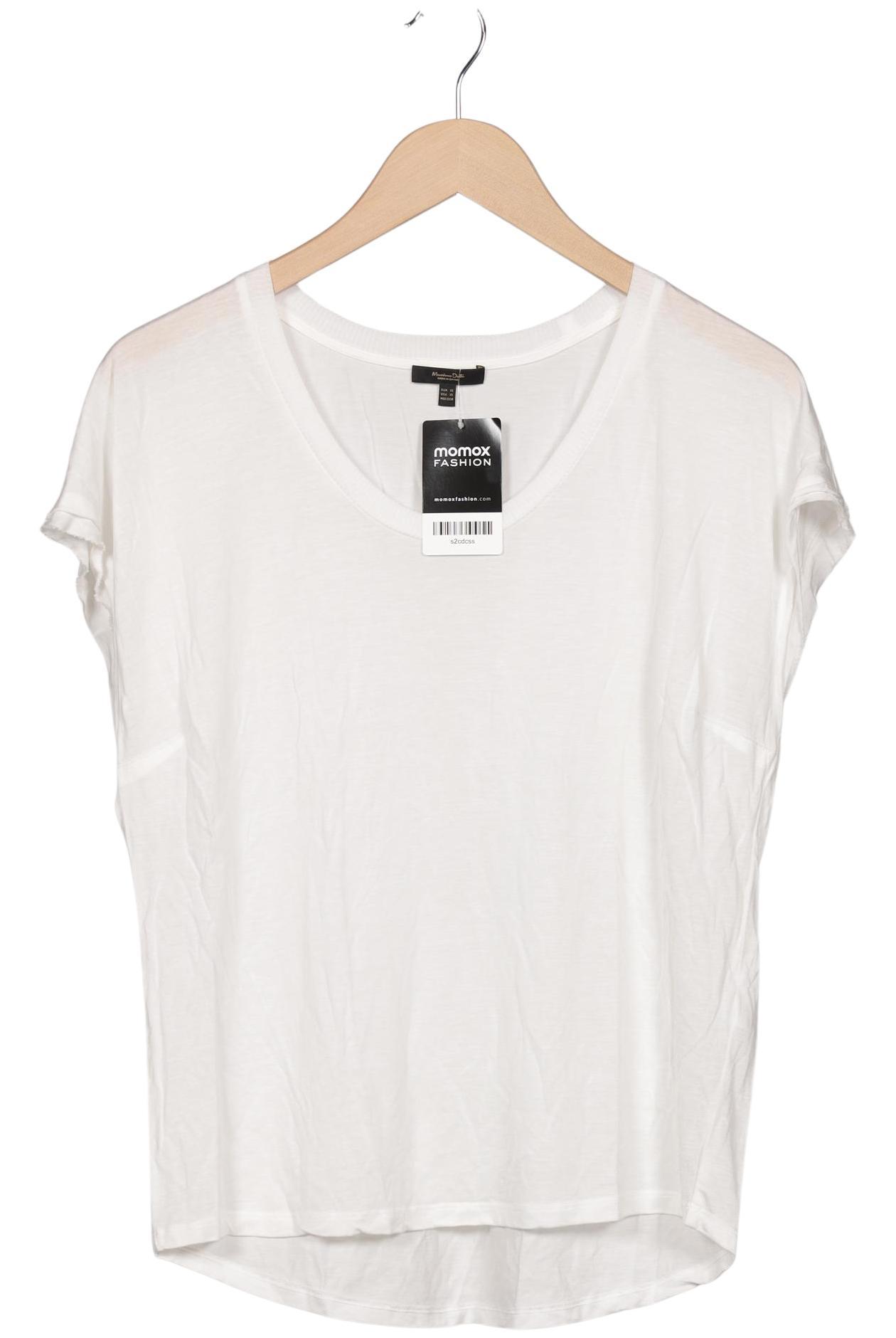 

Massimo Dutti Damen T-Shirt, weiß, Gr. 34