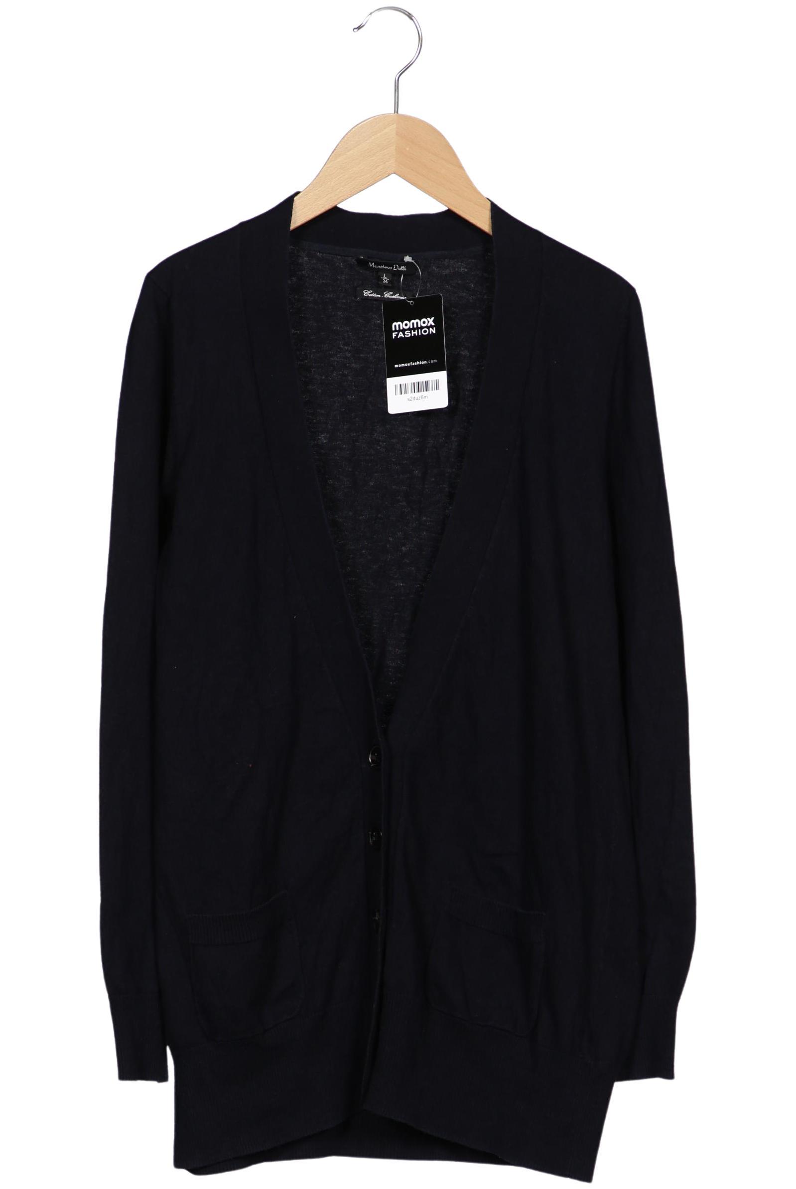

Massimo Dutti Damen Strickjacke, marineblau, Gr. 42