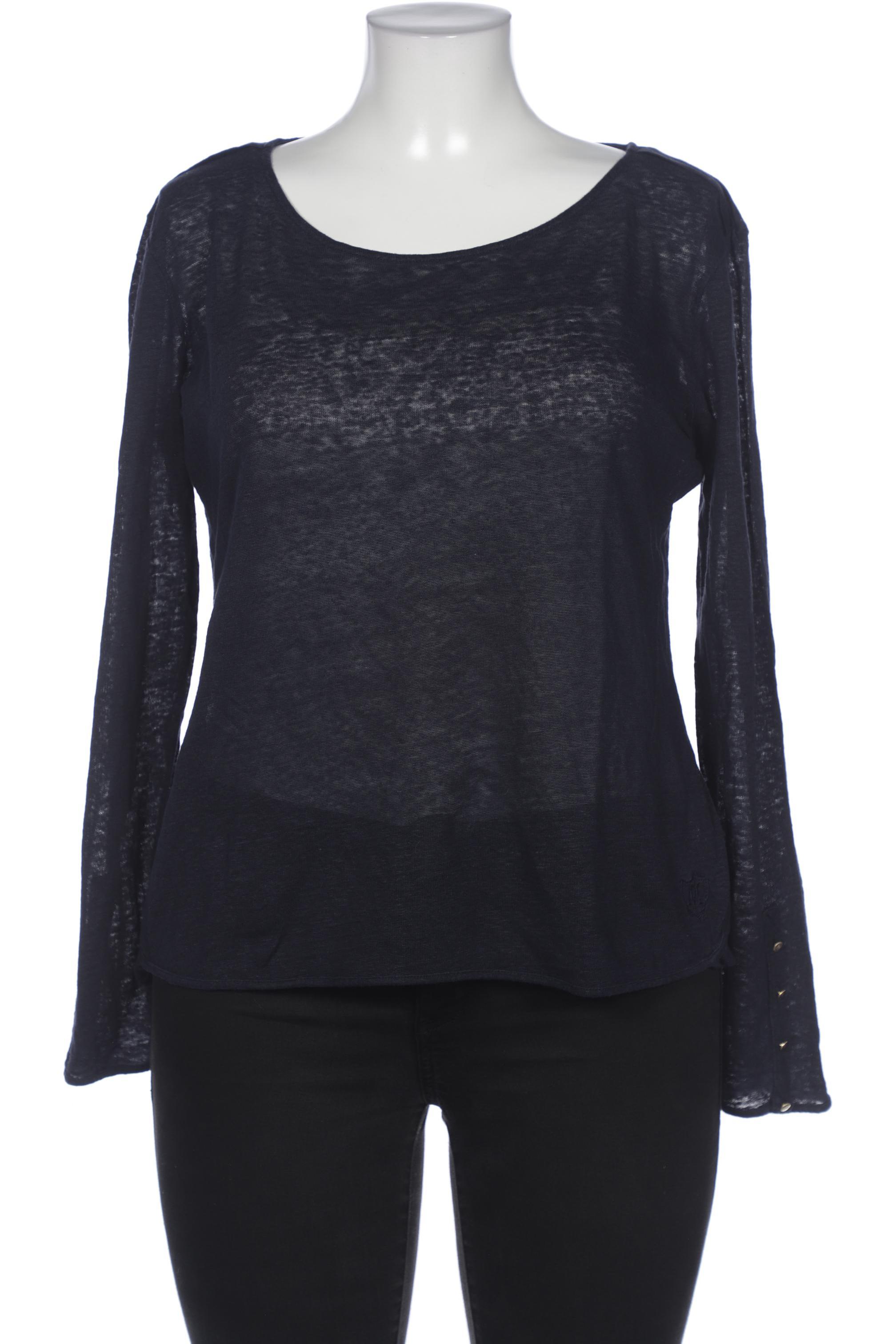 

Massimo Dutti Damen Langarmshirt, marineblau, Gr. 44