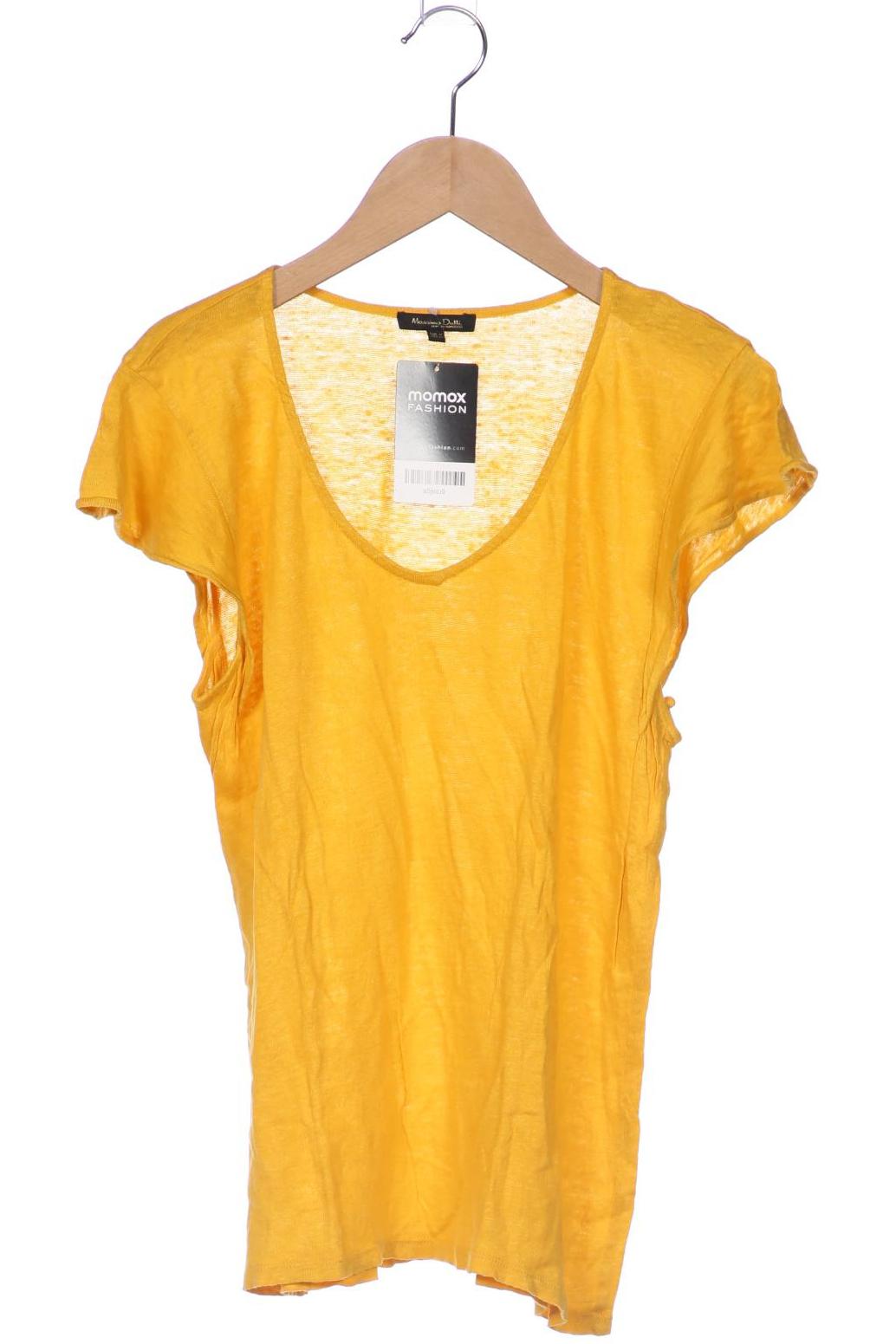 

Massimo Dutti Damen T-Shirt, gelb, Gr. 38