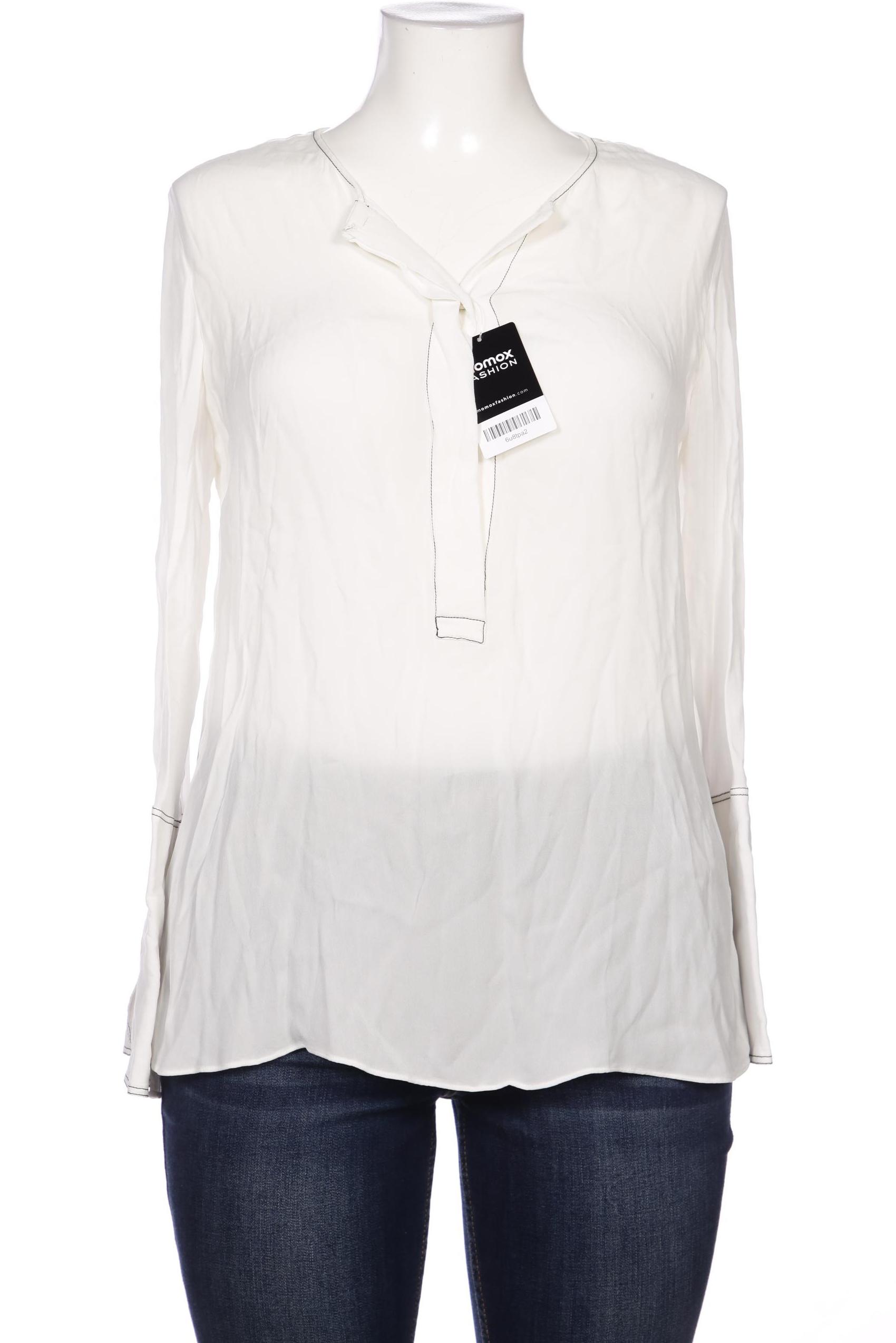 

Massimo Dutti Damen Bluse, weiß, Gr. 42