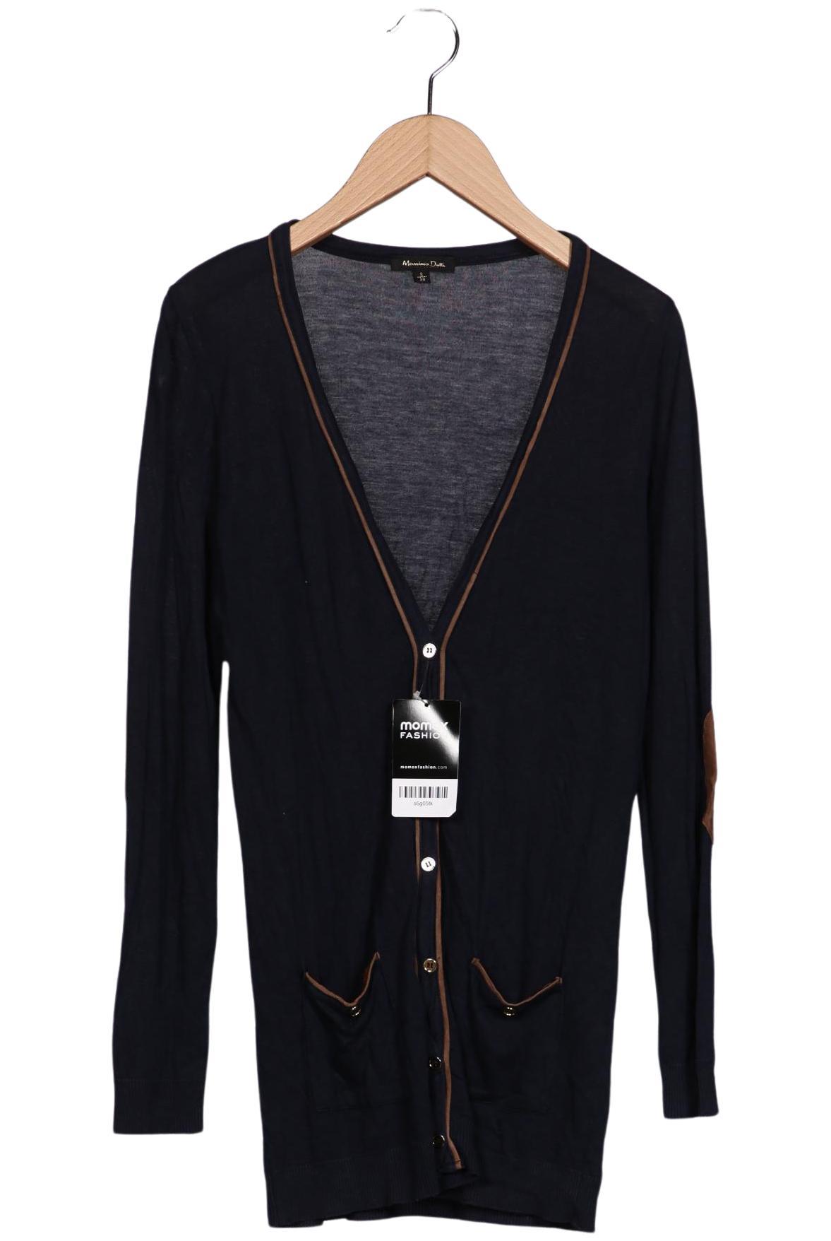 

Massimo Dutti Damen Strickjacke, marineblau, Gr. 36