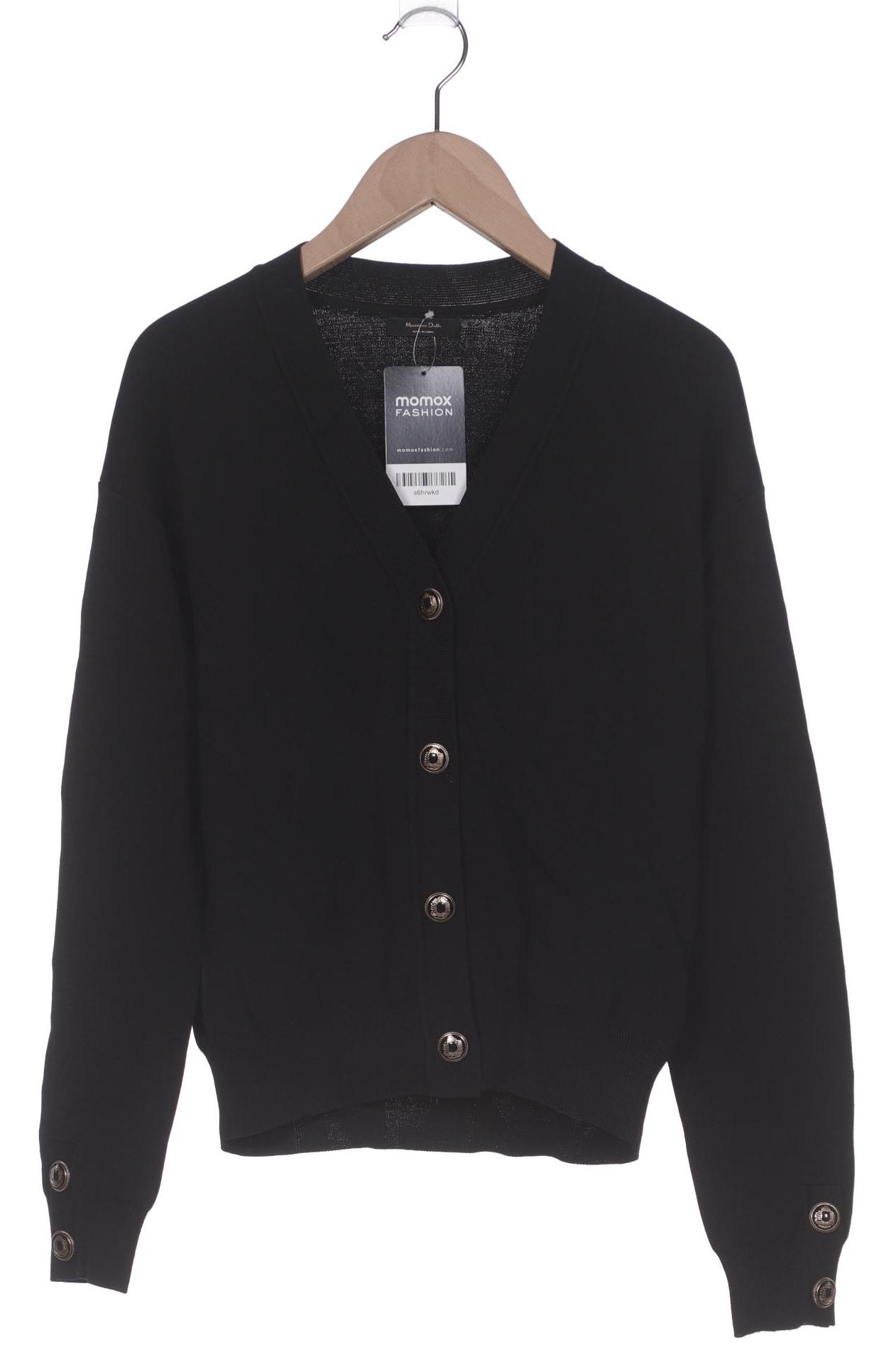 

Massimo Dutti Damen Strickjacke, schwarz, Gr. 36