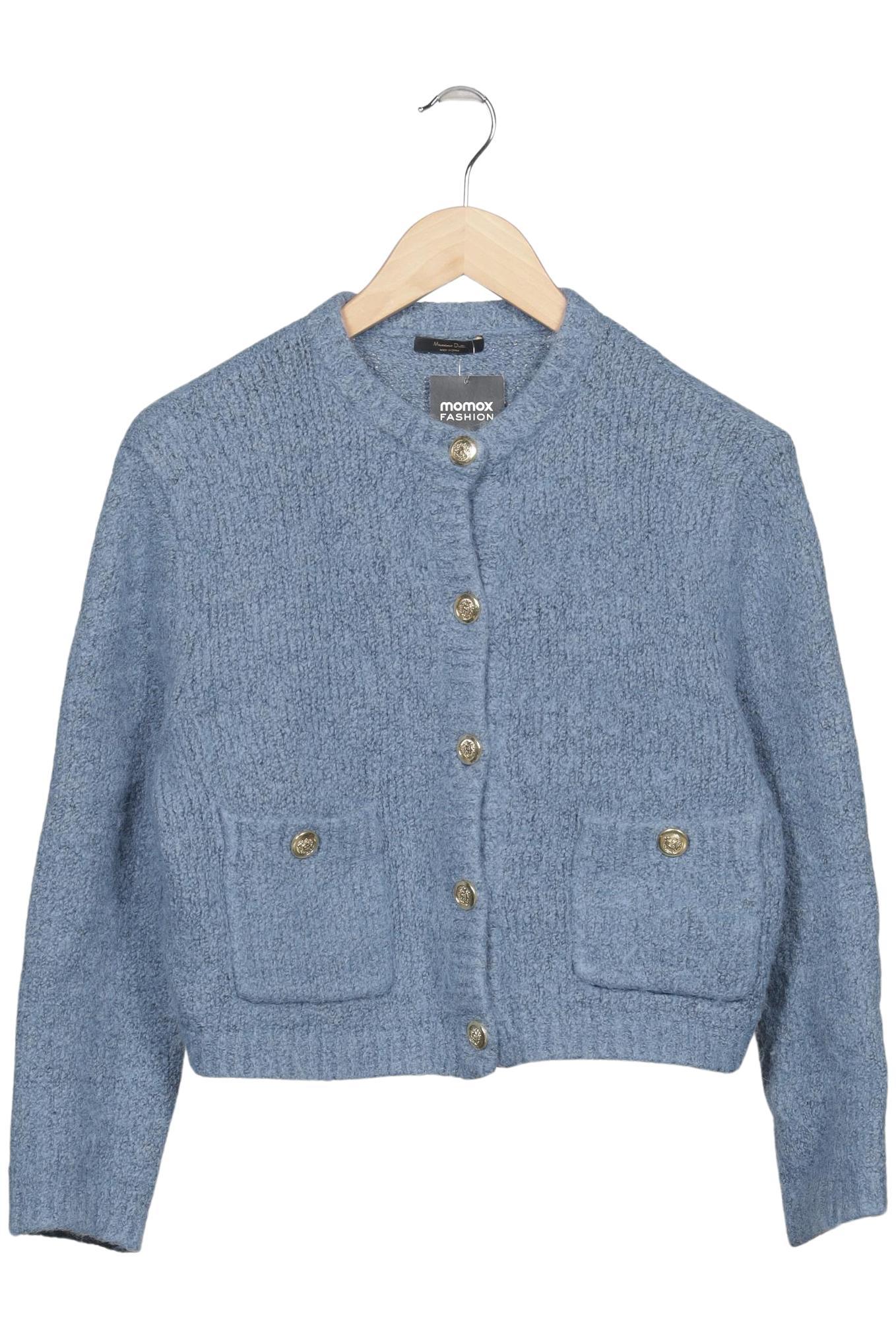 

Massimo Dutti Damen Strickjacke, hellblau, Gr. 38
