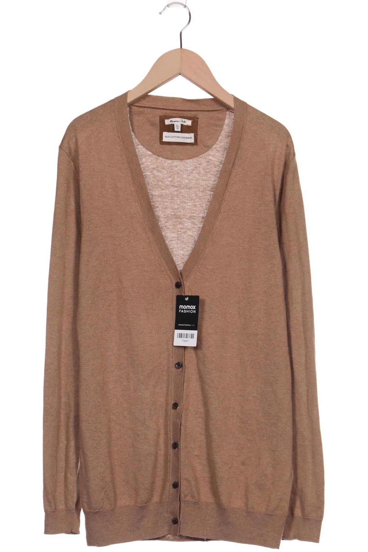 

Massimo Dutti Damen Strickjacke, beige, Gr. 36