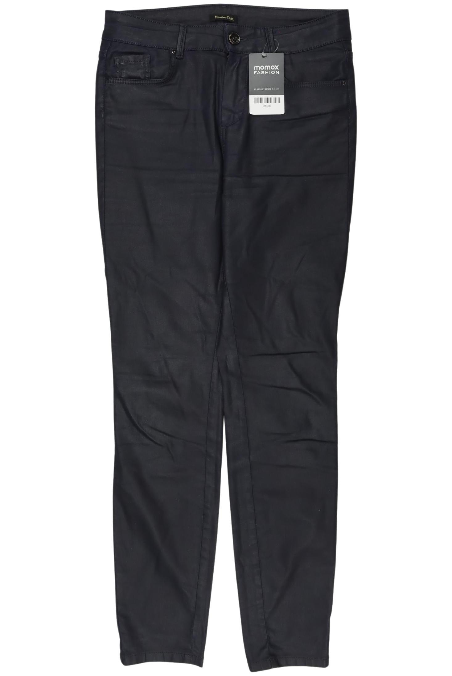

Massimo Dutti Damen Stoffhose, marineblau, Gr. 36