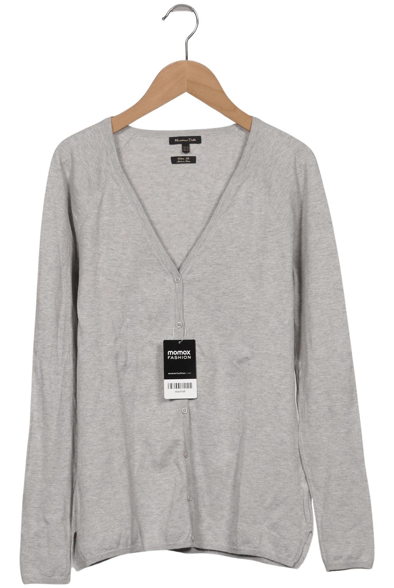 

Massimo Dutti Damen Strickjacke, grau, Gr. 34